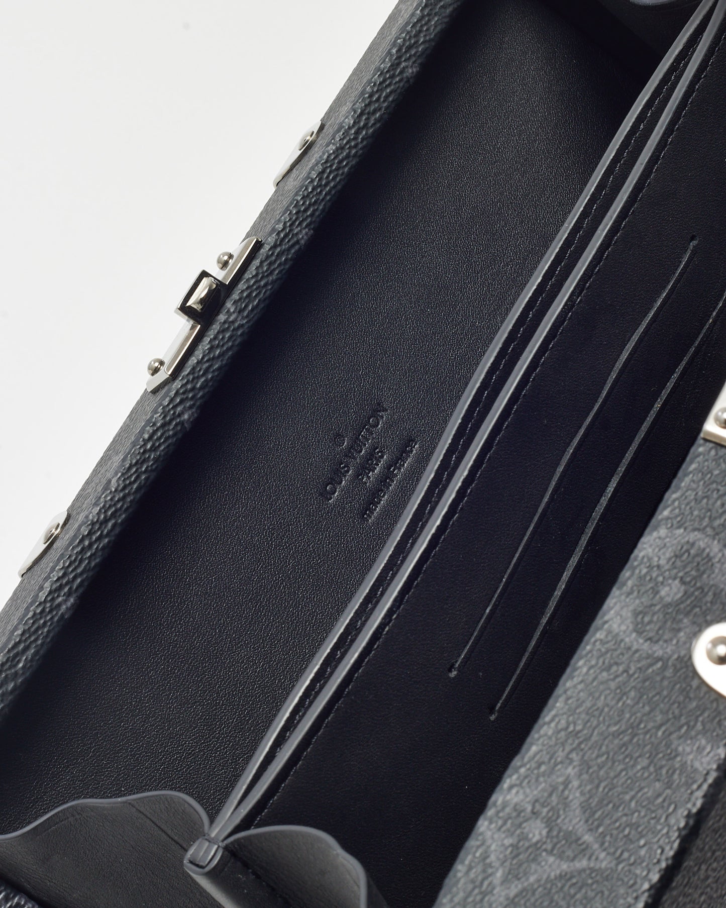 Louis Vuitton Black Monogram Eclipse Wallet Trunk Wristlet