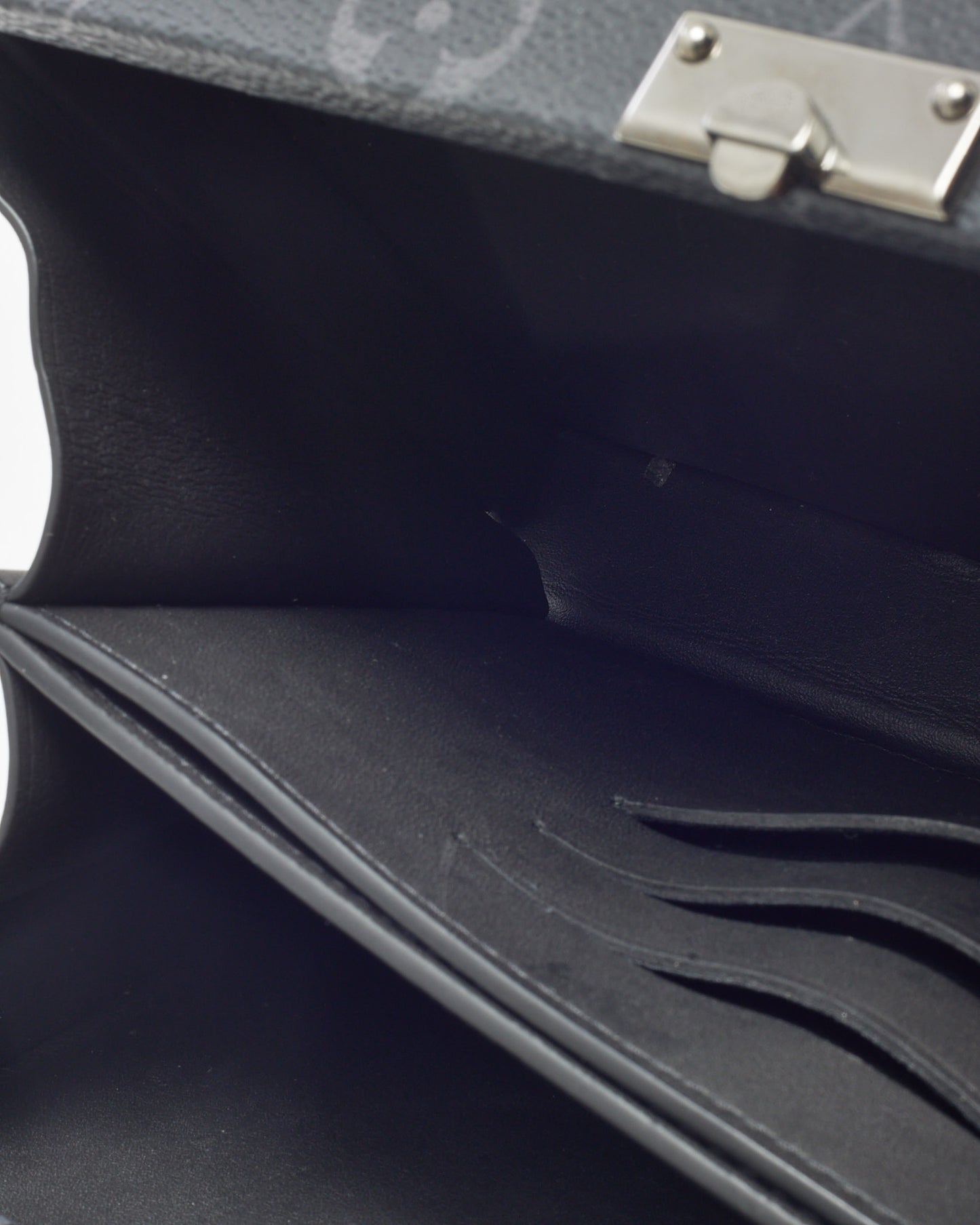 Louis Vuitton Black Monogram Eclipse Wallet Trunk Wristlet