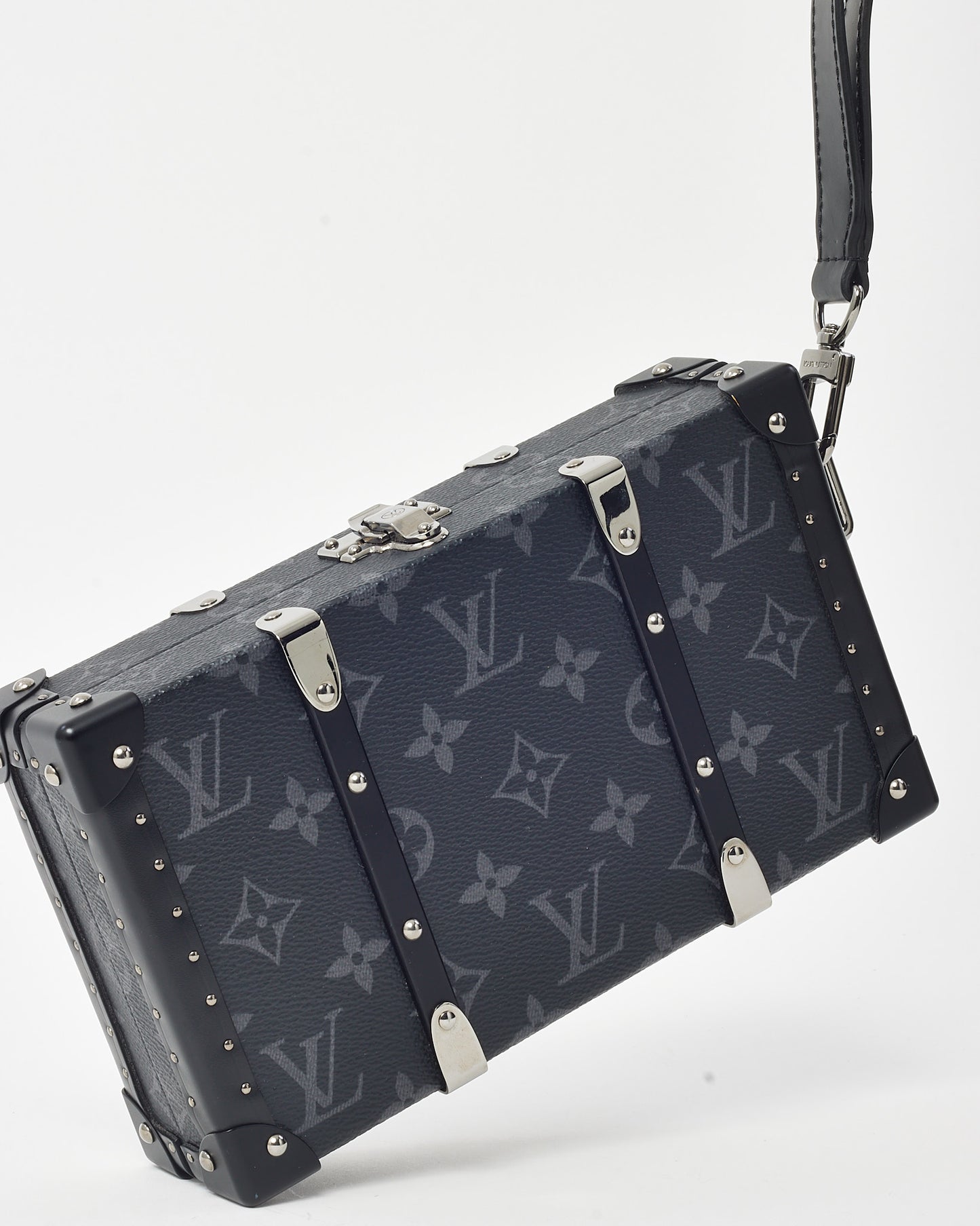 Louis Vuitton Black Monogram Eclipse Wallet Trunk Wristlet