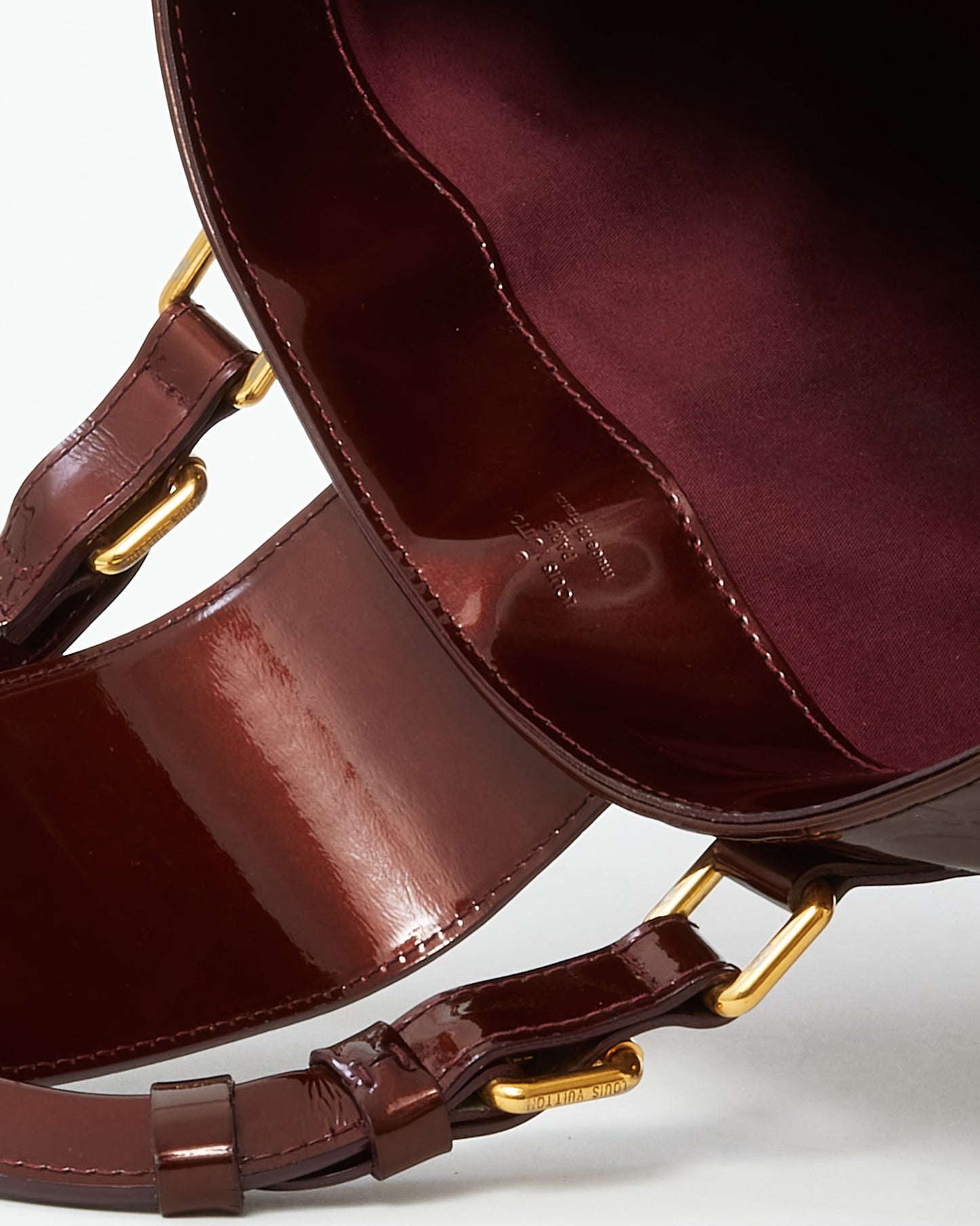 Louis Vuitton Rouge Fauviste Monogram Vernis Patent Leather Melrose Avenue Bag