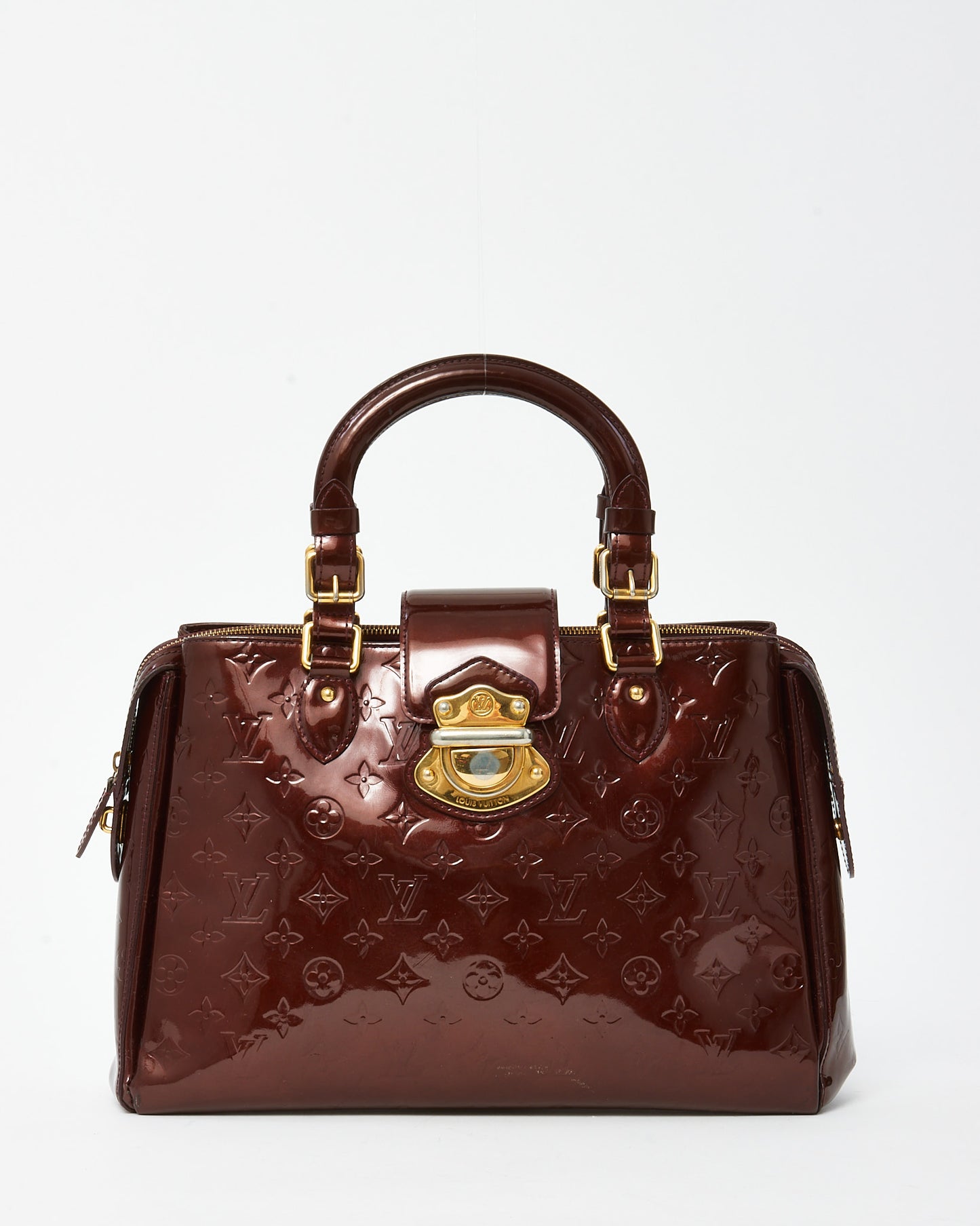 Louis Vuitton Rouge Fauviste Monogram Vernis Patent Leather Melrose Avenue Bag