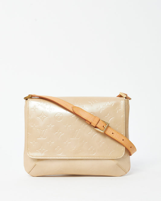 Louis Vuitton Beige Monogram Vernis Patent Leather Thompson Street Shoulder Bag