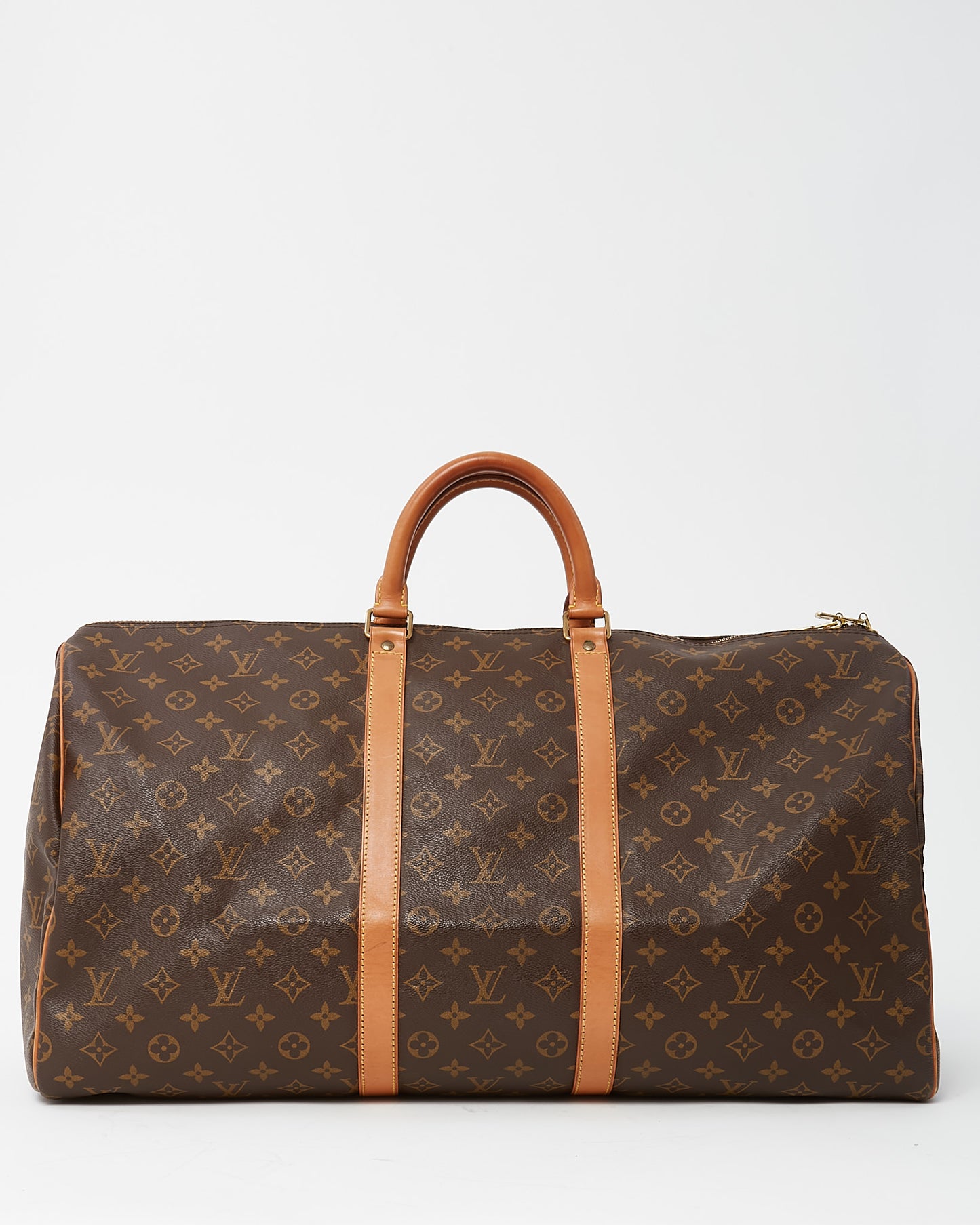 Louis Vuitton Monogram Coated Canvas Keepall 55
