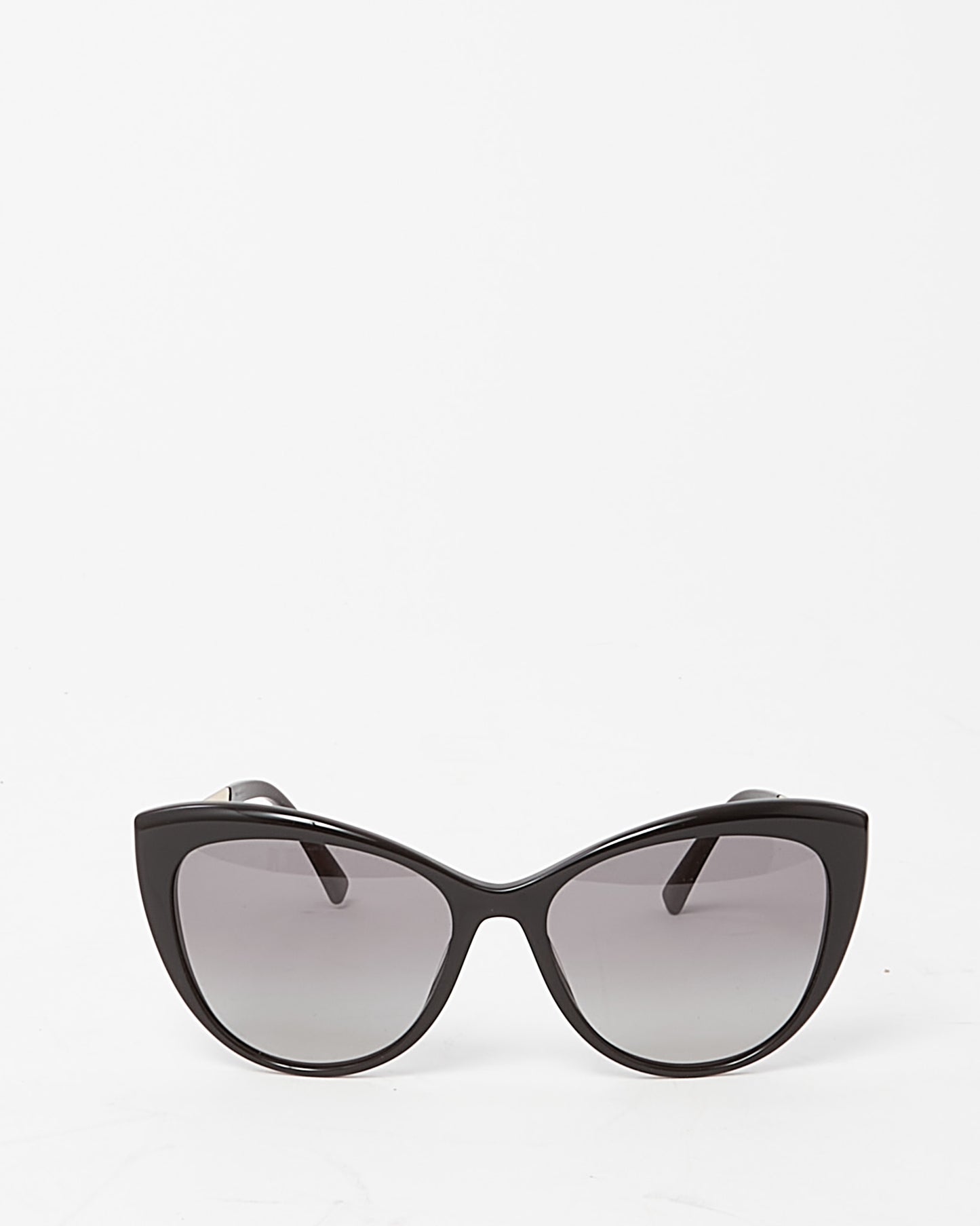 Versace Black and Gold Acetate MOD 4348 Cat Eye Sunglasses