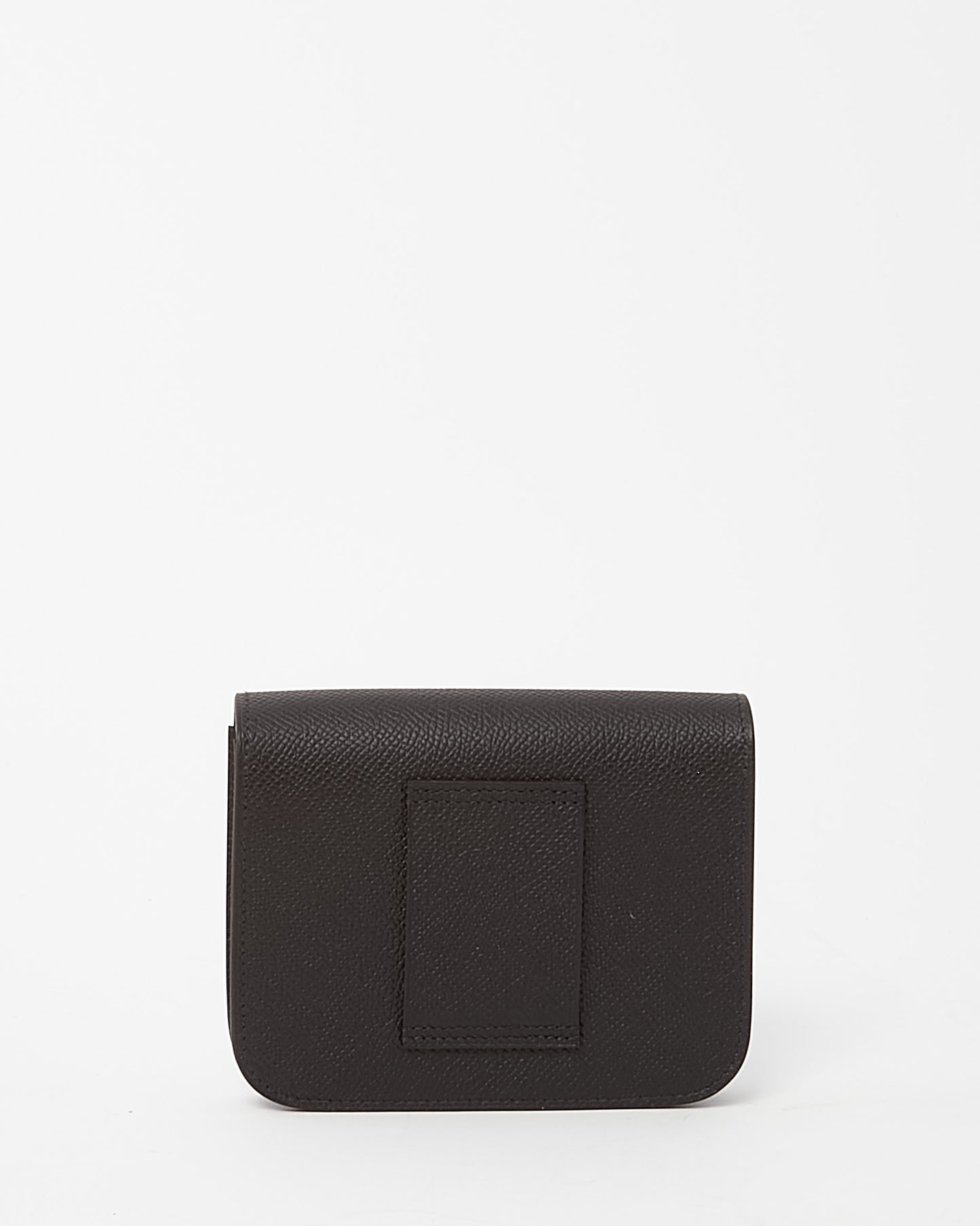 Hermès Black Epsom Leather Constance Slim Wallet PHW
