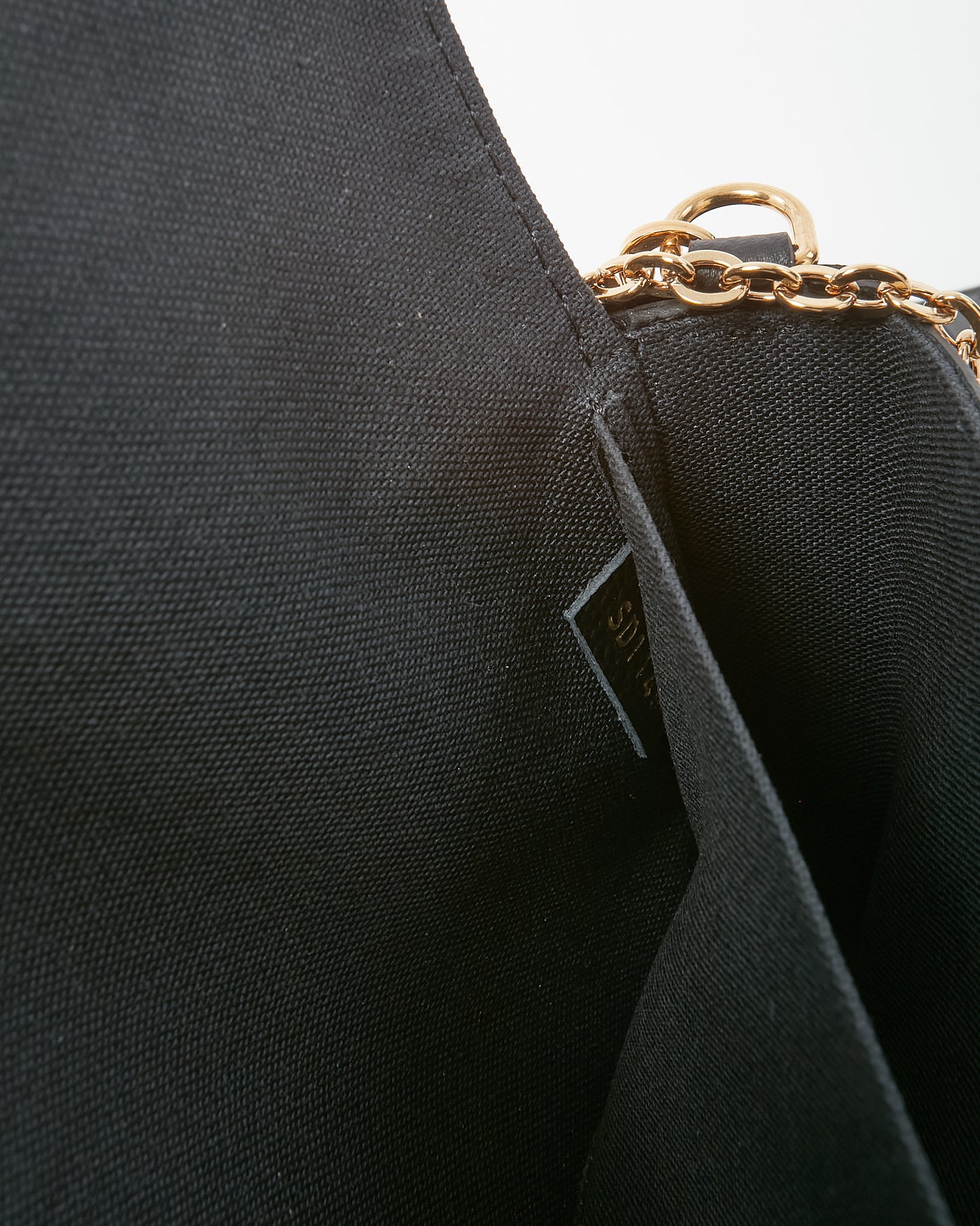 Louis Vuitton Black Monogram Empreinte Leather Felicie Pochette Bag