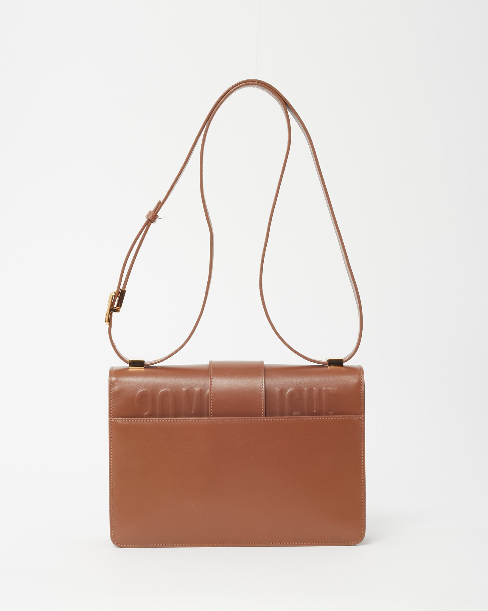 Buy Dior Brown Calfskin Leather 30 Montaigne Bag GHW