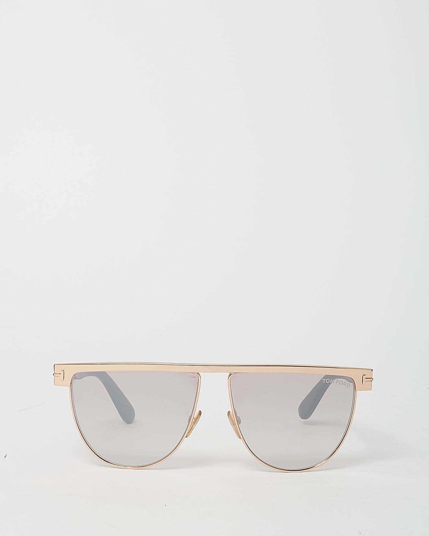 Tom Ford Gold Stephanie-02 TF570 Flat Top Sunglasses