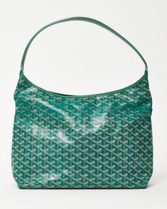Goyard Green Goyardine Coated Canvas Boheme Hobo Shoulder Bag
