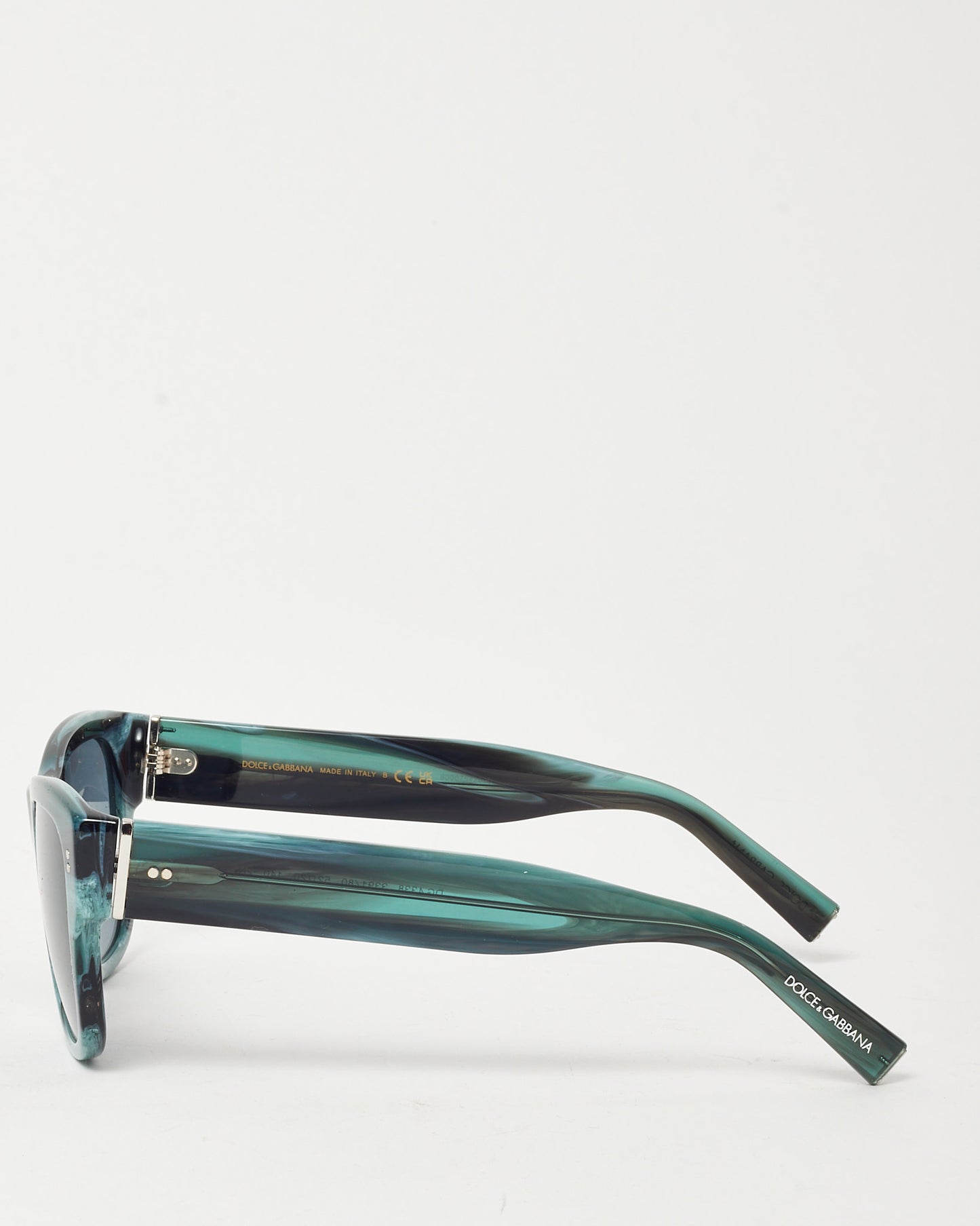 Lunettes de soleil Dolce & Gabbana en acétate écaille de tortue bleu DG 4338