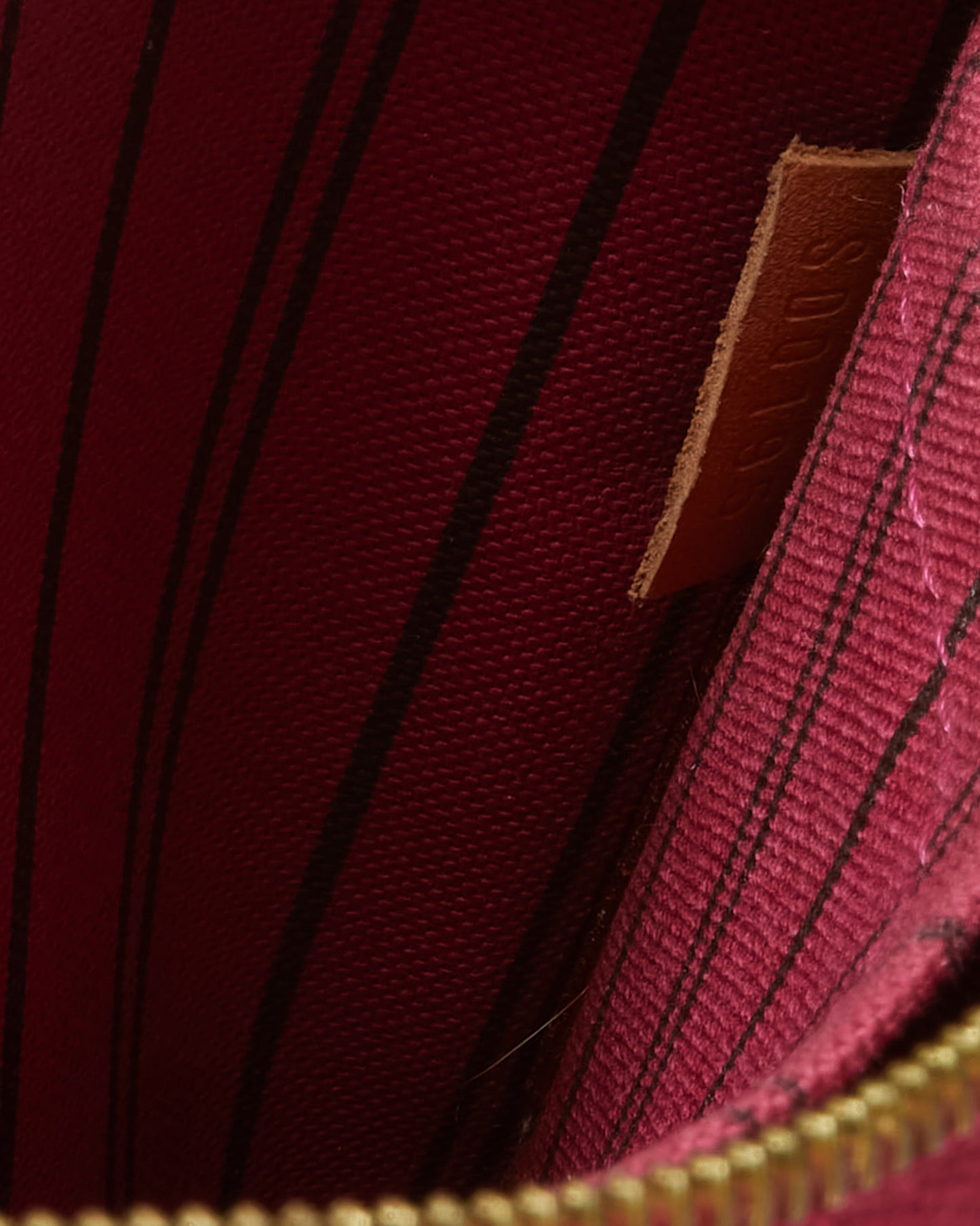 Louis Vuitton Monogram Coated Canvas Neverfull Pouch