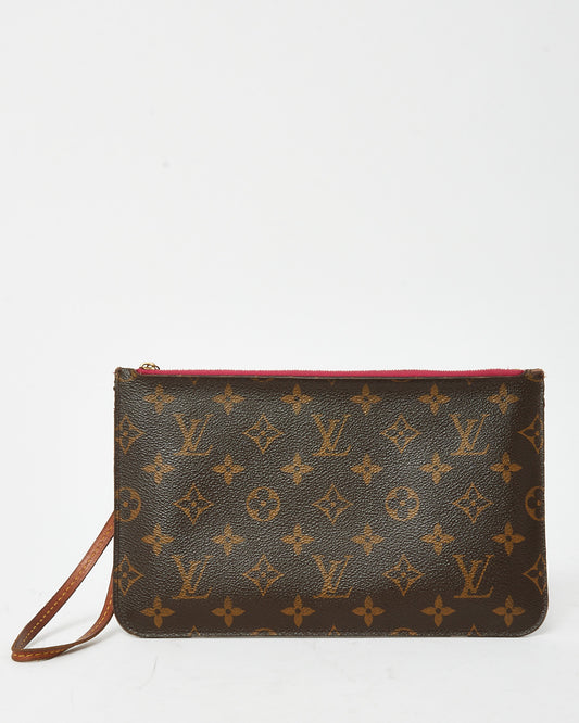 Louis Vuitton Monogram Coated Canvas Neverfull Pouch
