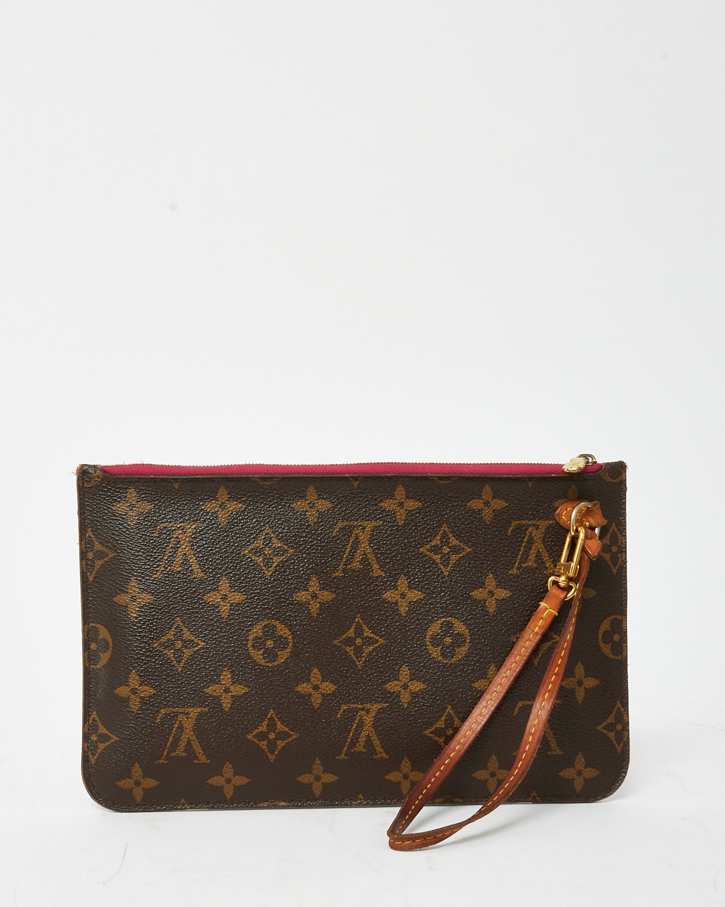 Louis Vuitton Monogram Coated Canvas Neverfull Pouch