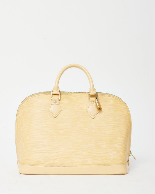 Louis Vuitton Vanilla Epi Leather Alma PM Bag