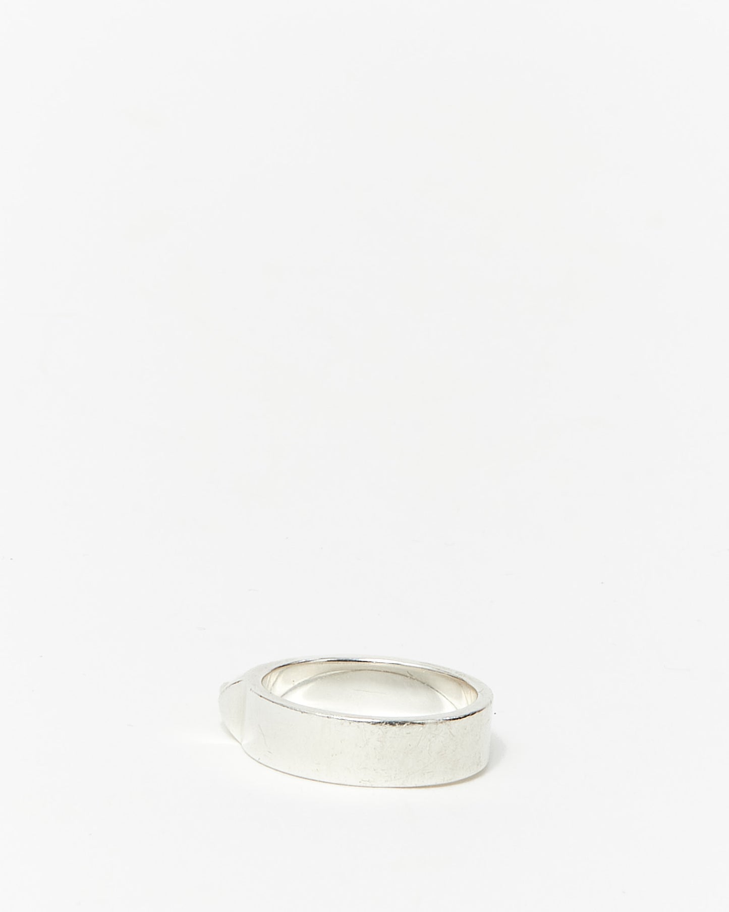 Hermès Silver Small Model CDC Collier de Chien Ring - 50