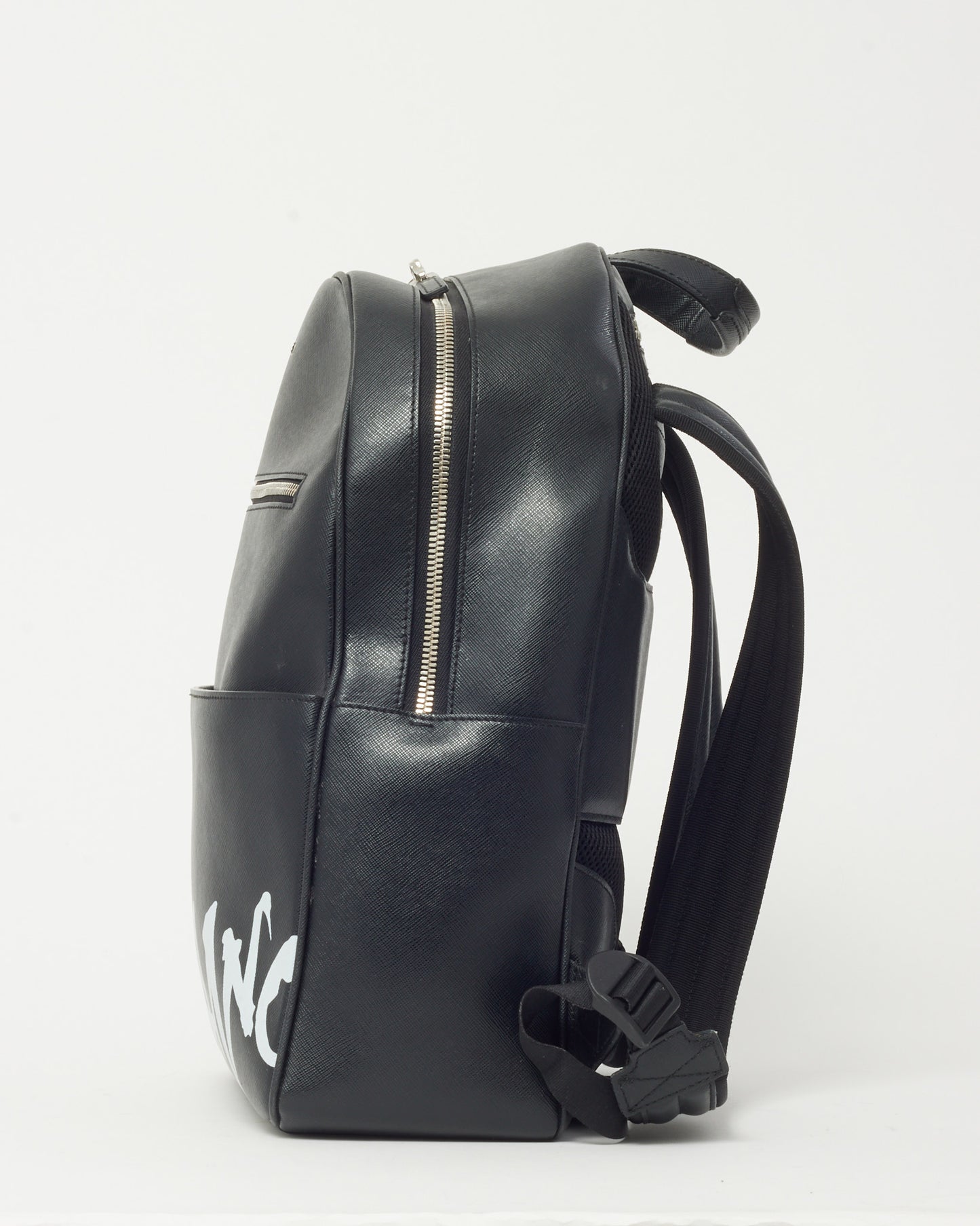 Montblanc Black Leather Sartorial Calligraphy Backpack