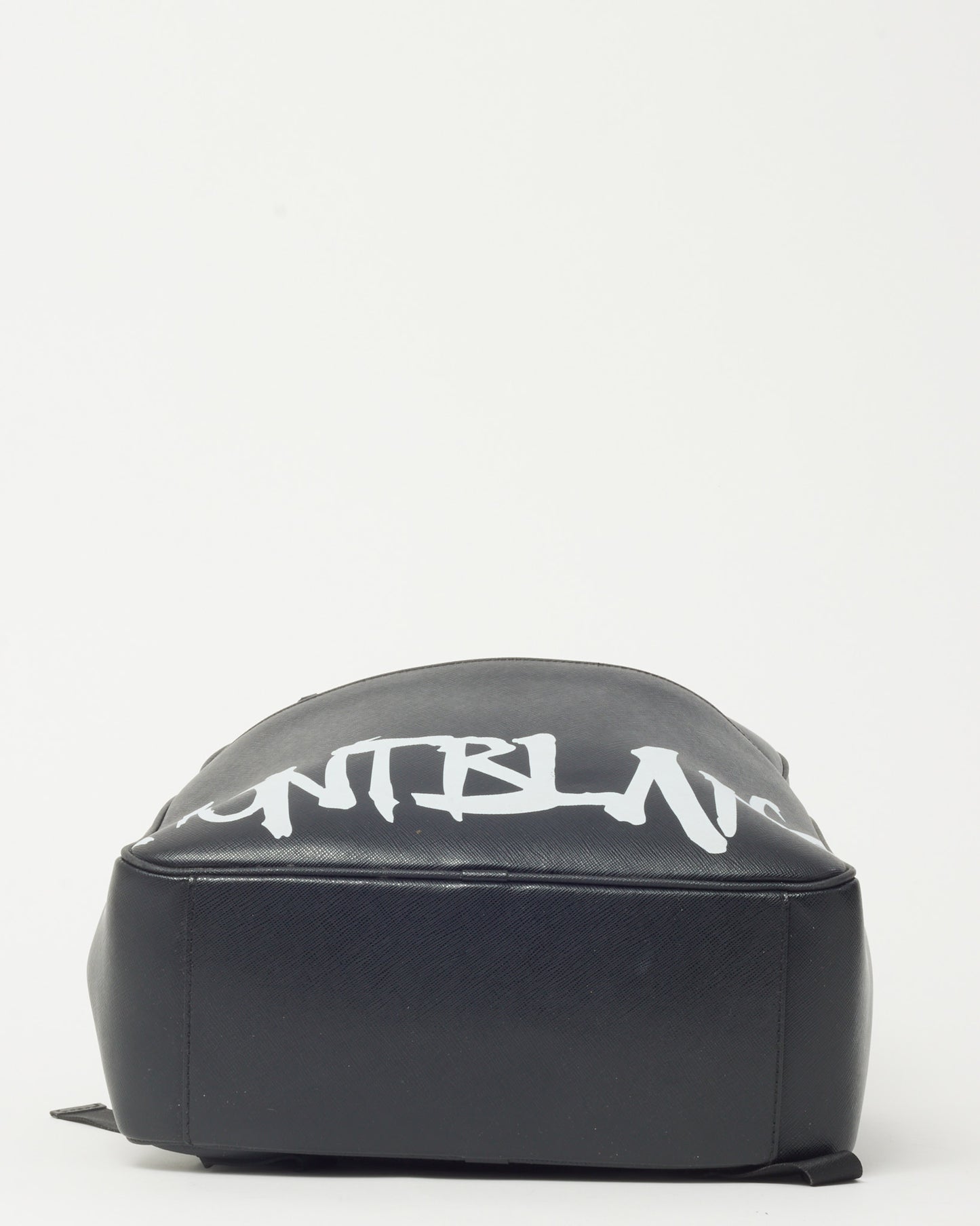 Montblanc Black Leather Sartorial Calligraphy Backpack