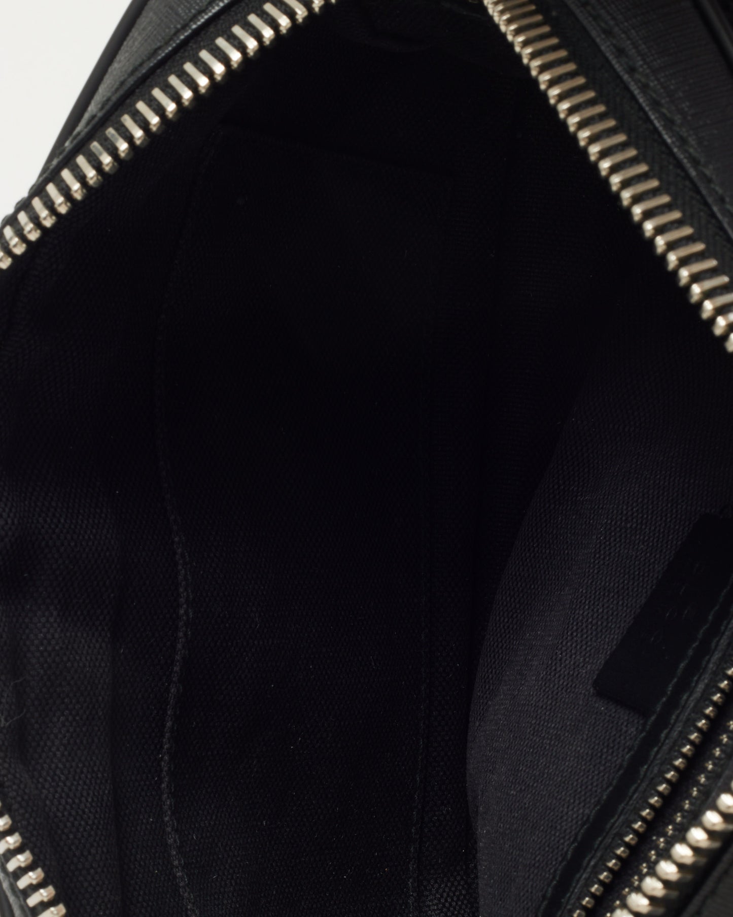 Gucci Black GG Monogram Coated Canvas Web Soft Zip Belt Bag