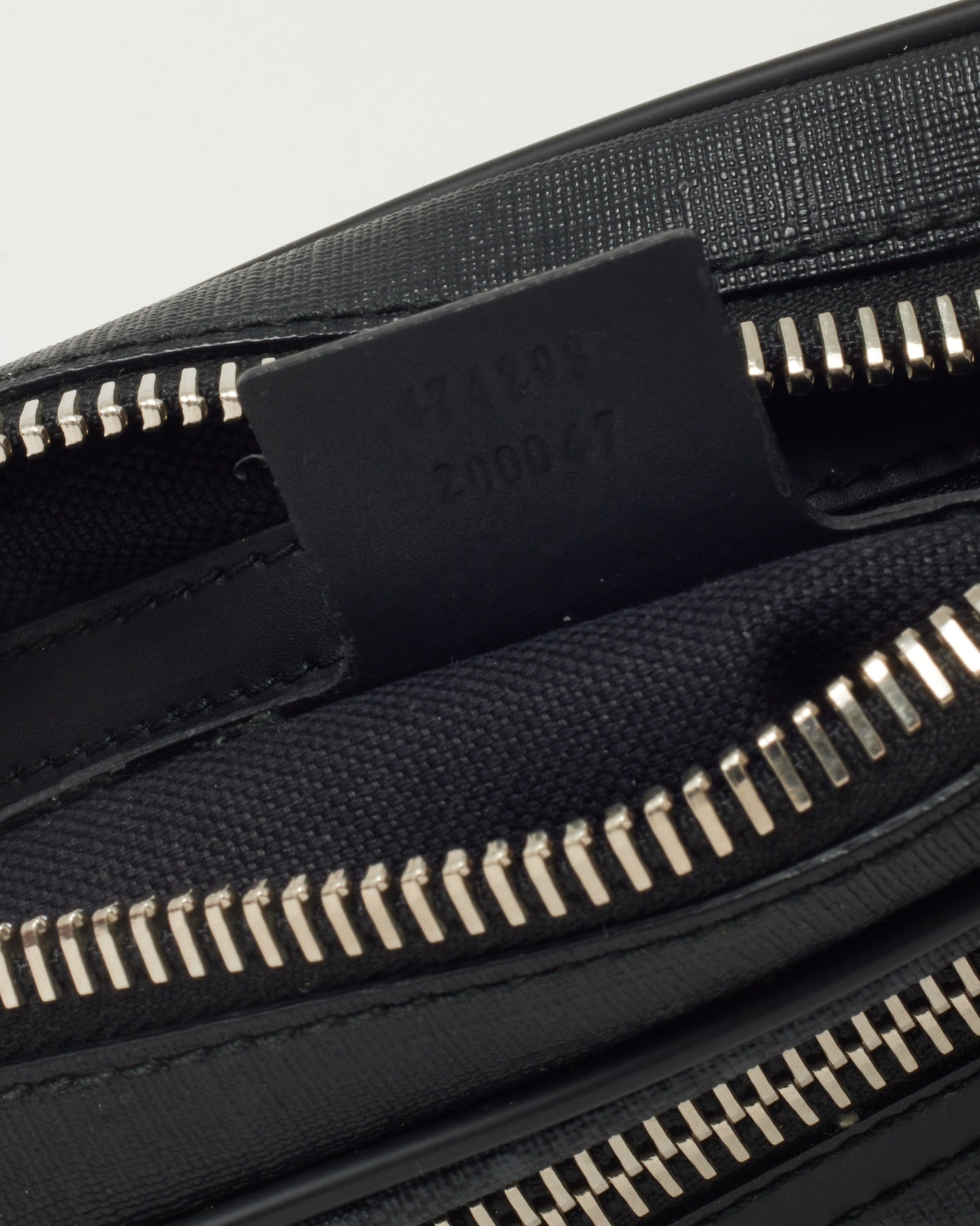 Gucci Black GG Monogram Coated Canvas Web Soft Zip Belt Bag