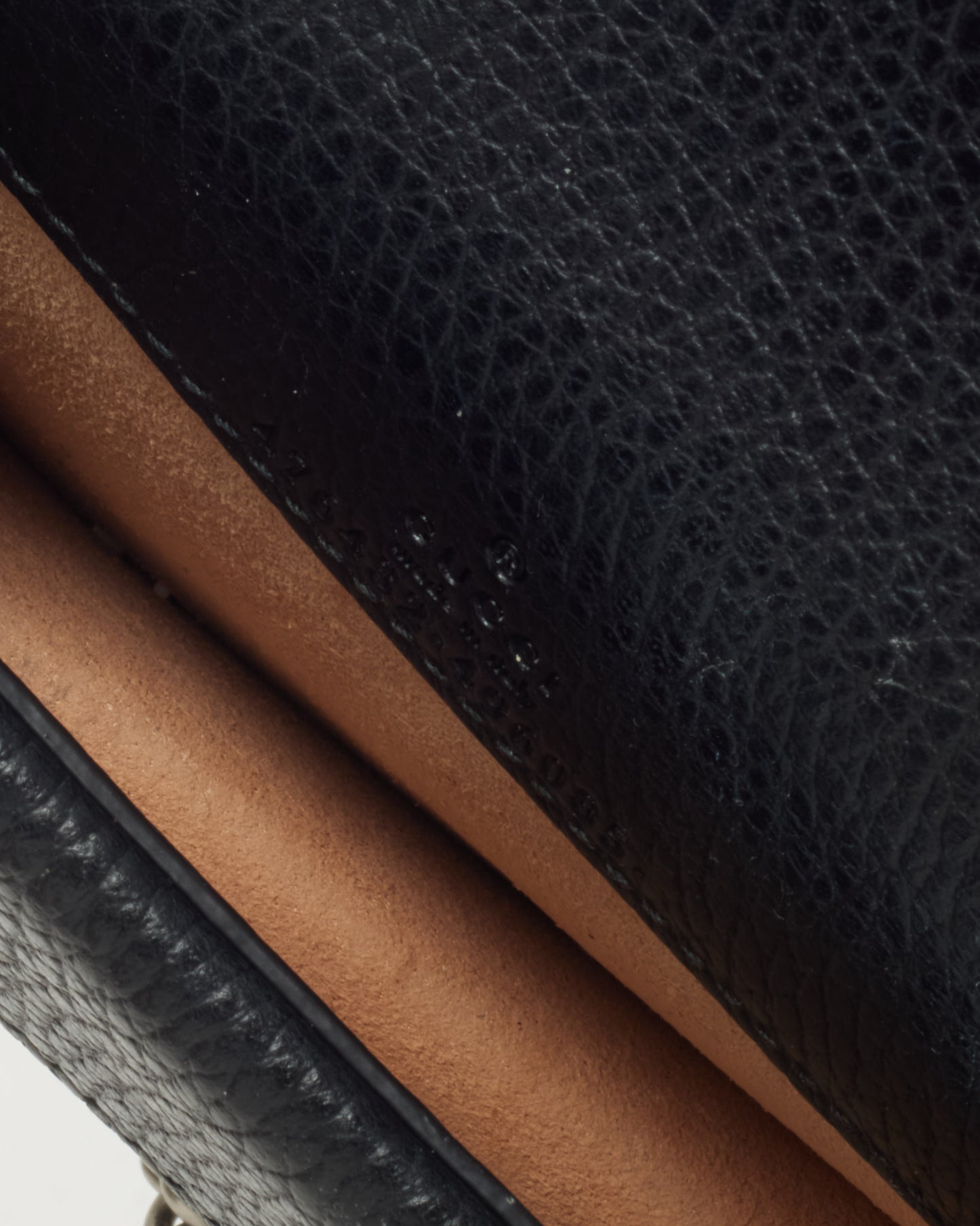 Gucci Black Pebbled Leather Super Mini Dionysus Bag SHW