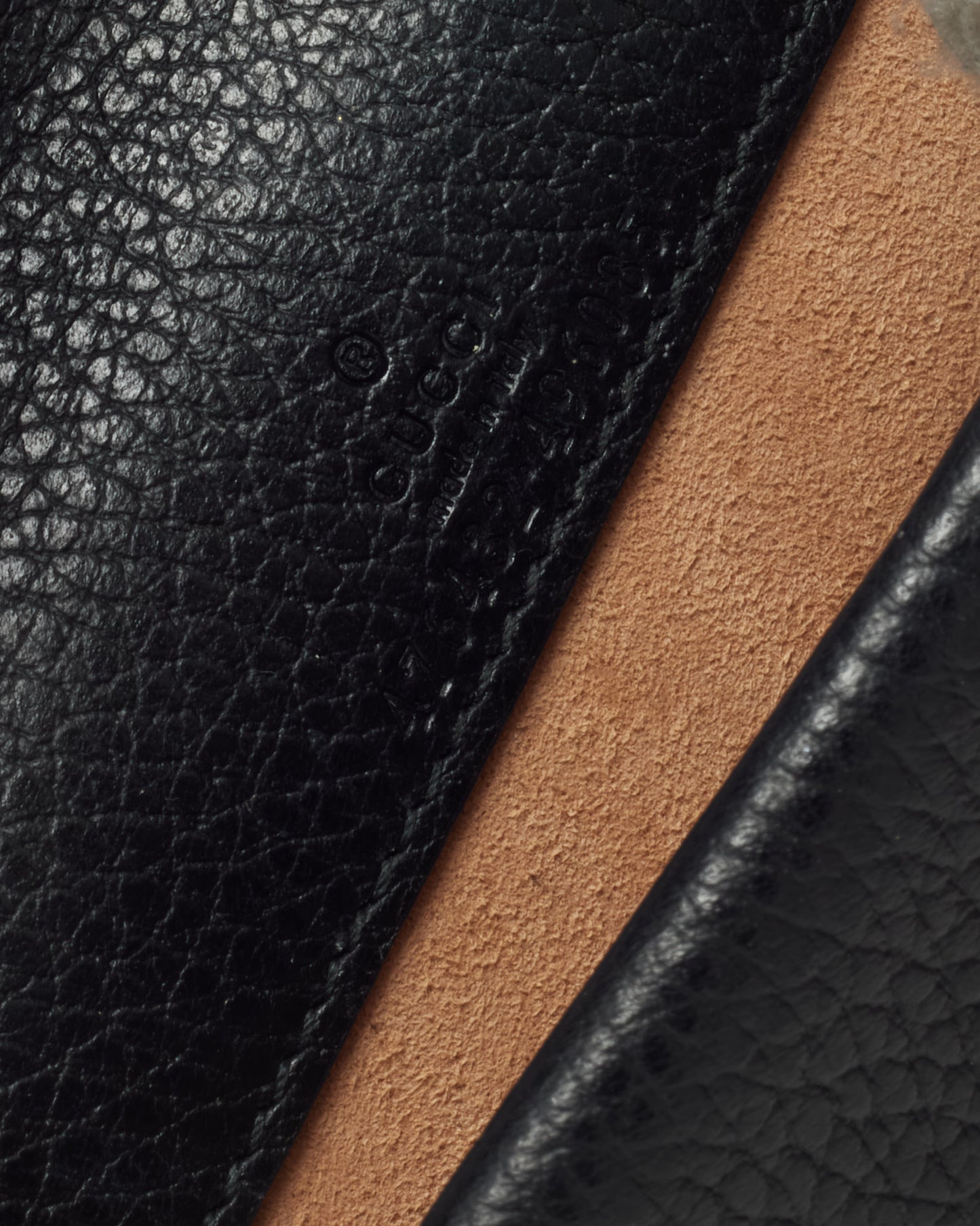 Gucci Black Pebbled Leather Super Mini Dionysus Bag SHW