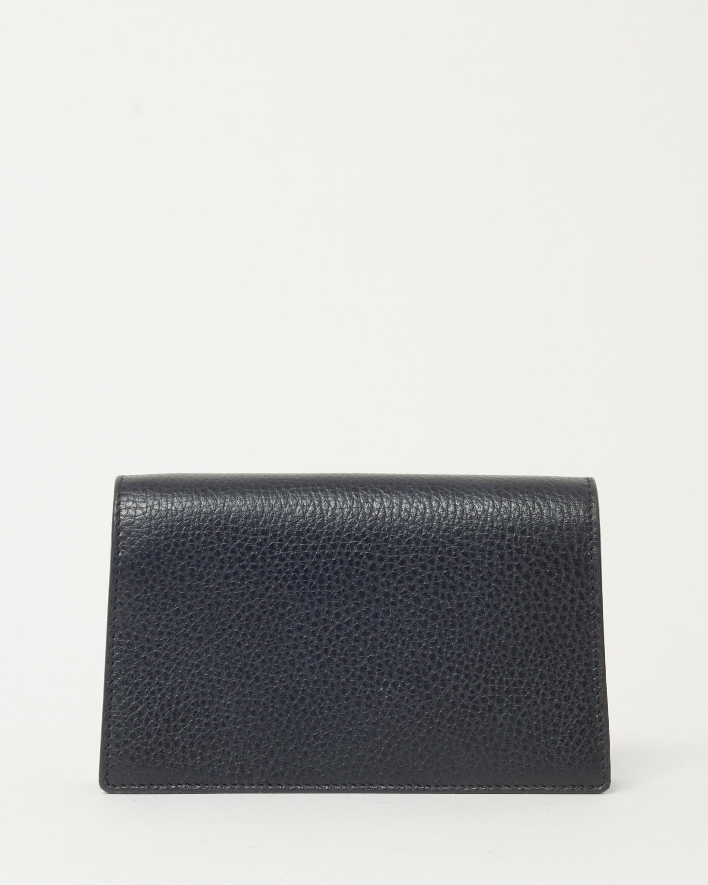 Gucci Black Pebbled Leather Super Mini Dionysus Bag SHW