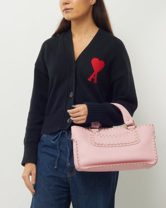 Céline VINTAGE POCHETTE CELINE EN TOILE MONOGRAMME NOIR TROUSSE CANVAS
