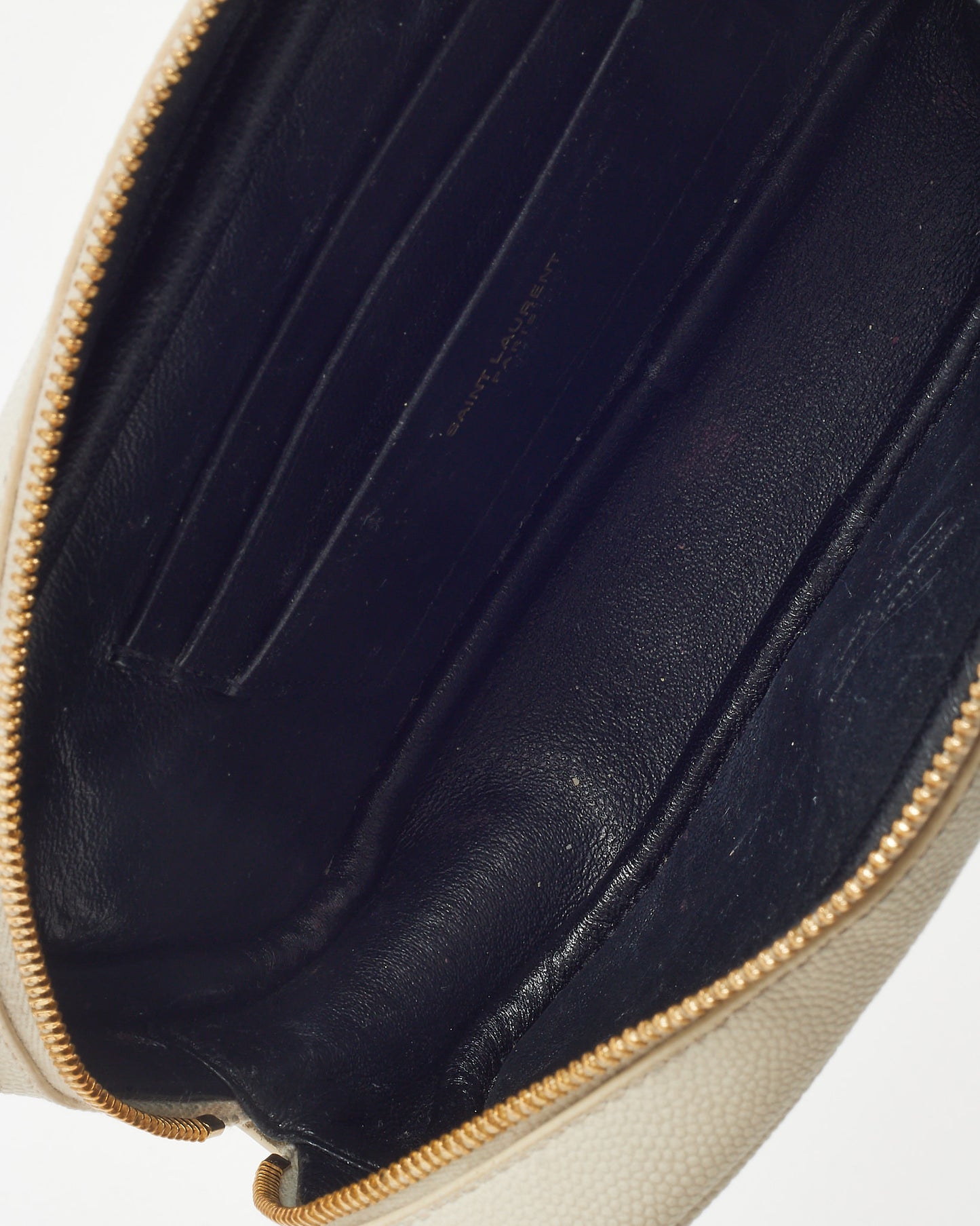 Sac bandoulière chaîne mini Lou YSL Saint Laurent rose poudré chevron grain de poudre SHW