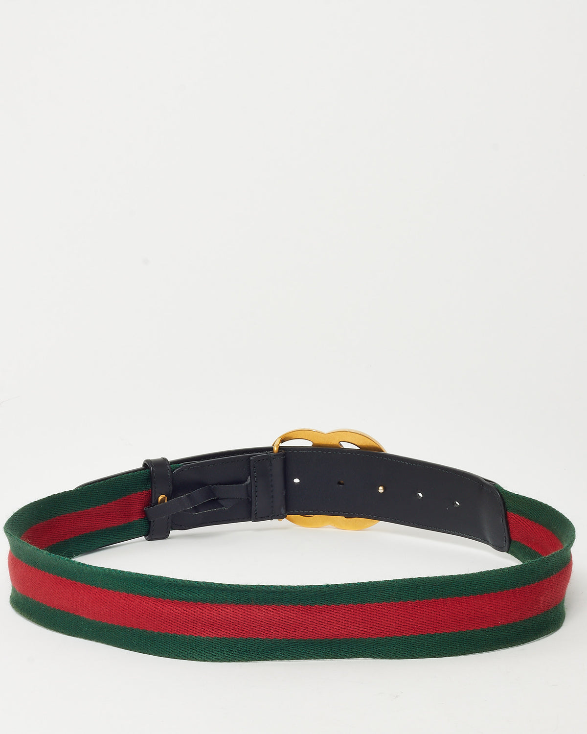Gucci Belt 34 Multicolor Black Canvas Leather GUCCI Marmont reversible floral-print leather belt | NET-A  main image 4