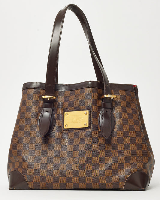 Louis Vuitton Damier Ebene Coated Canvas Hampstead MM Tote Bag