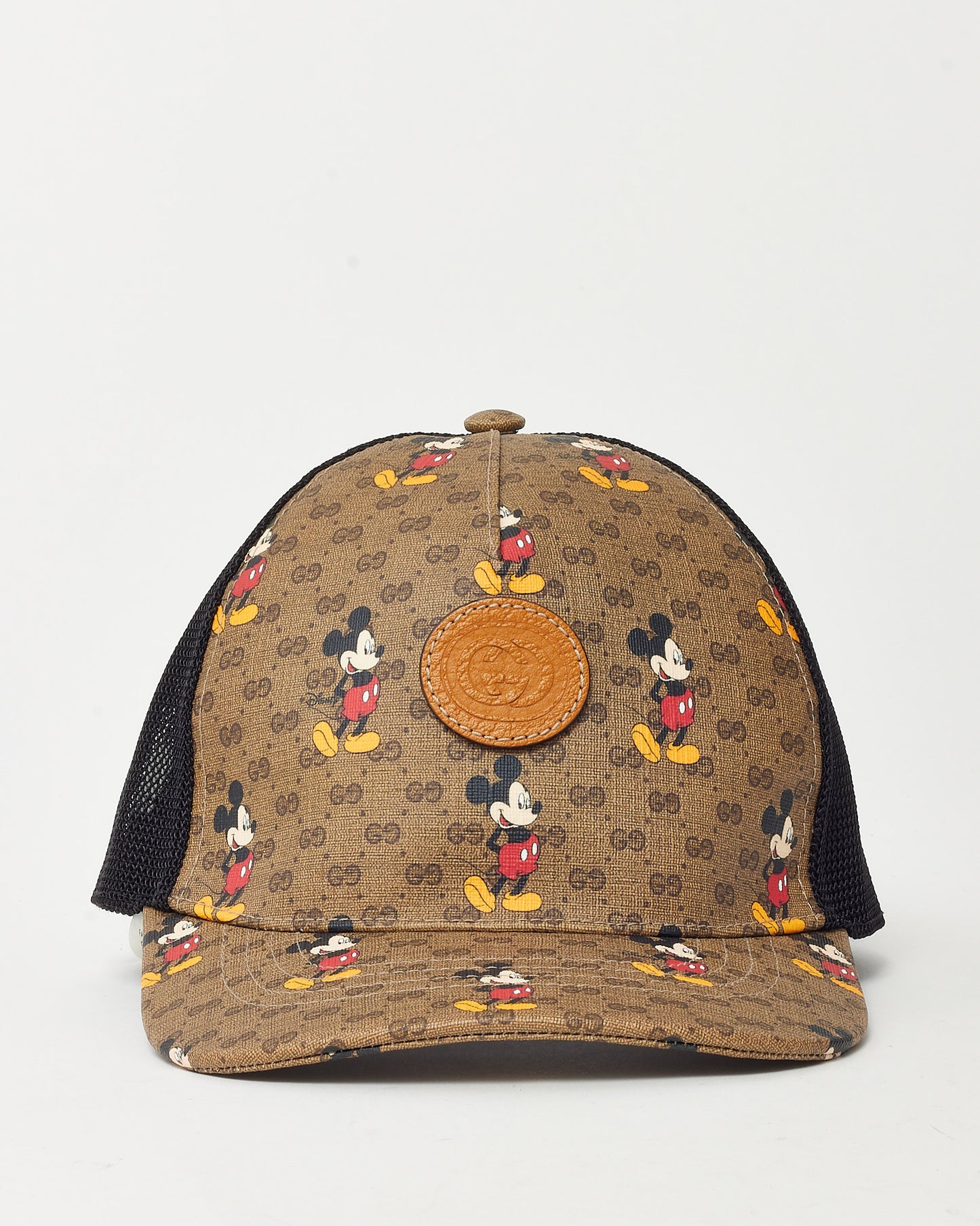 Casquette de baseball Gucci en toile GG Original marron et beige avec bande web