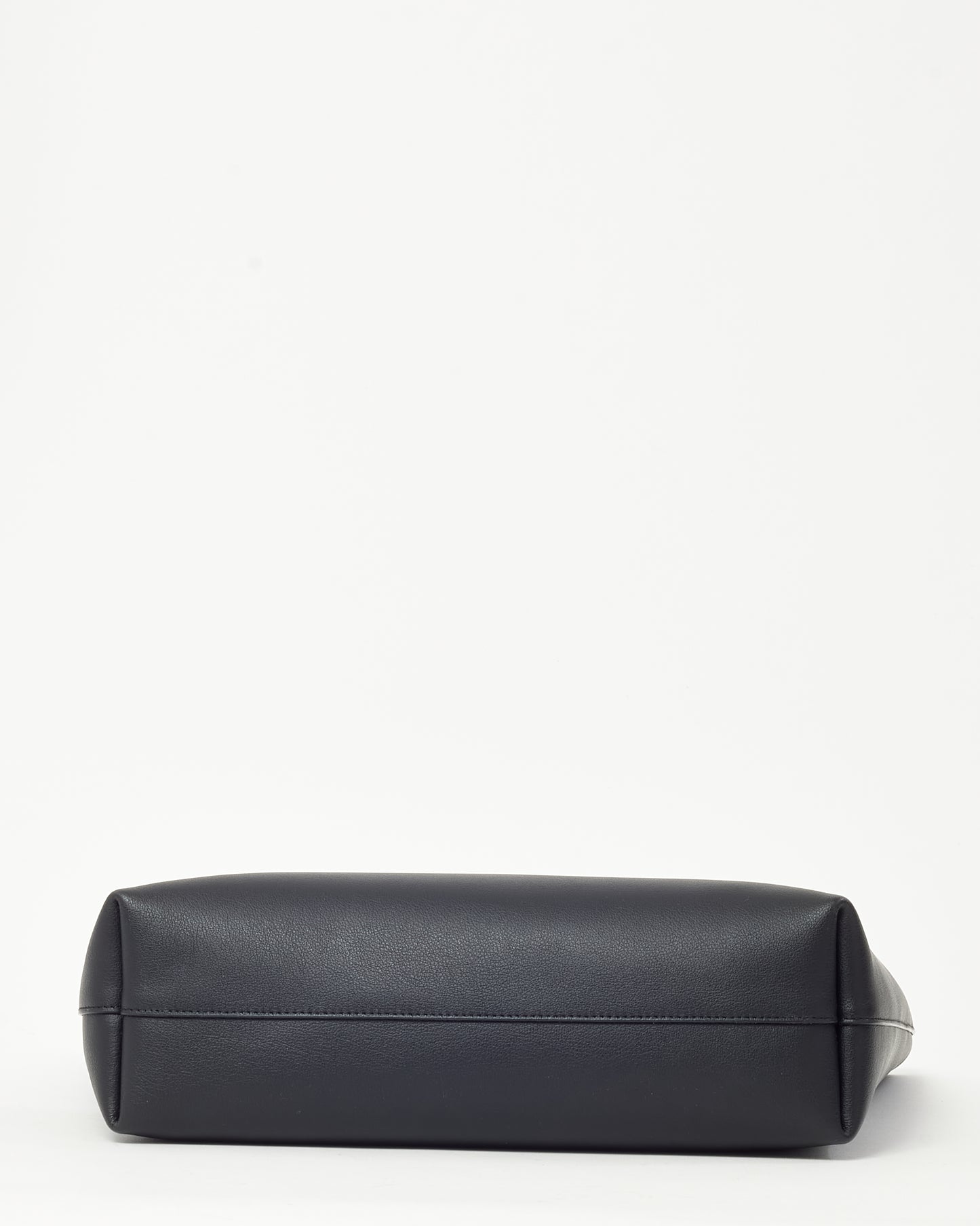 Cabas E/W en cuir de veau noir Saint Laurent