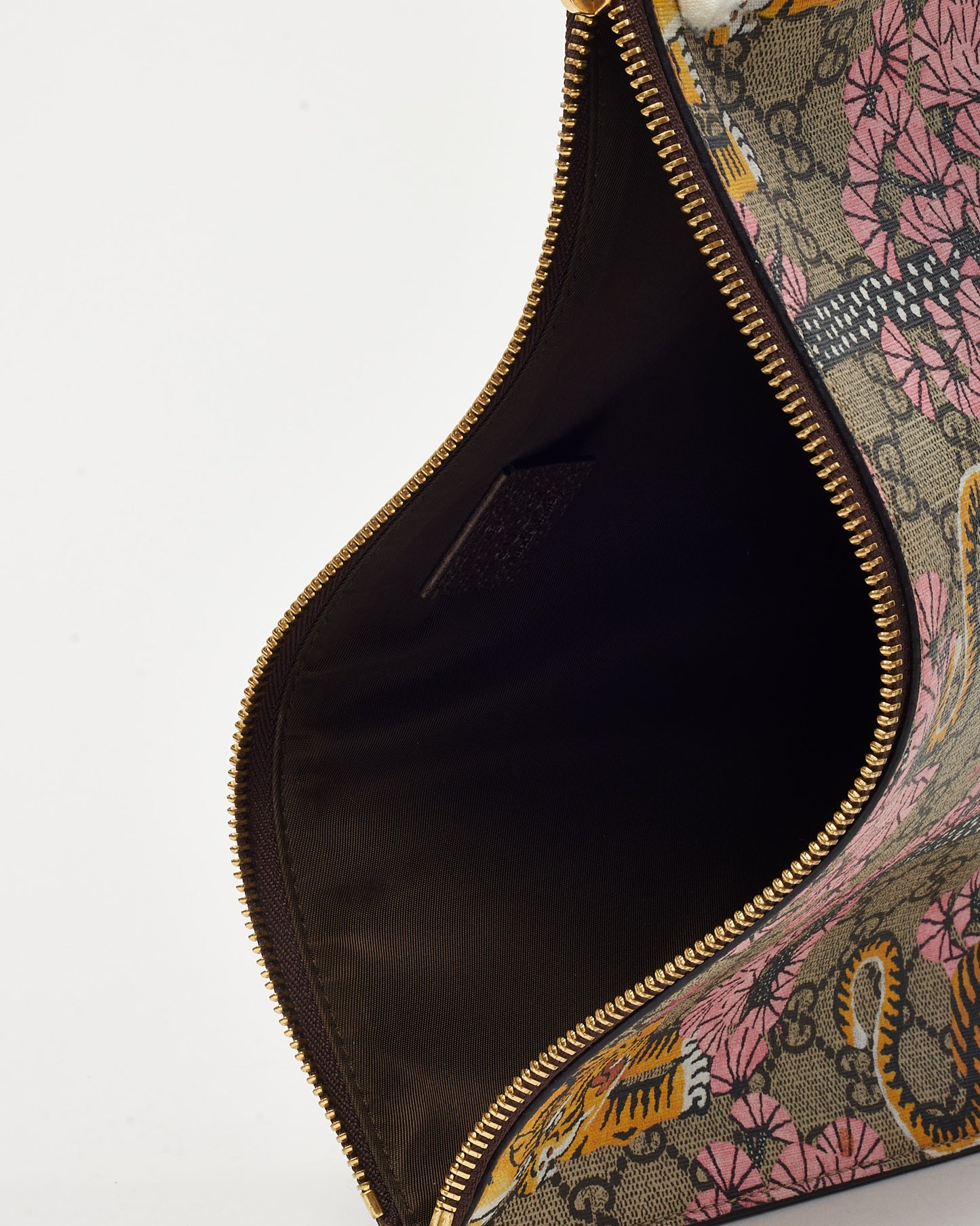 Pochette de soirée/à dragonne Gucci en cuir grainé noir avec mors 1955 doré