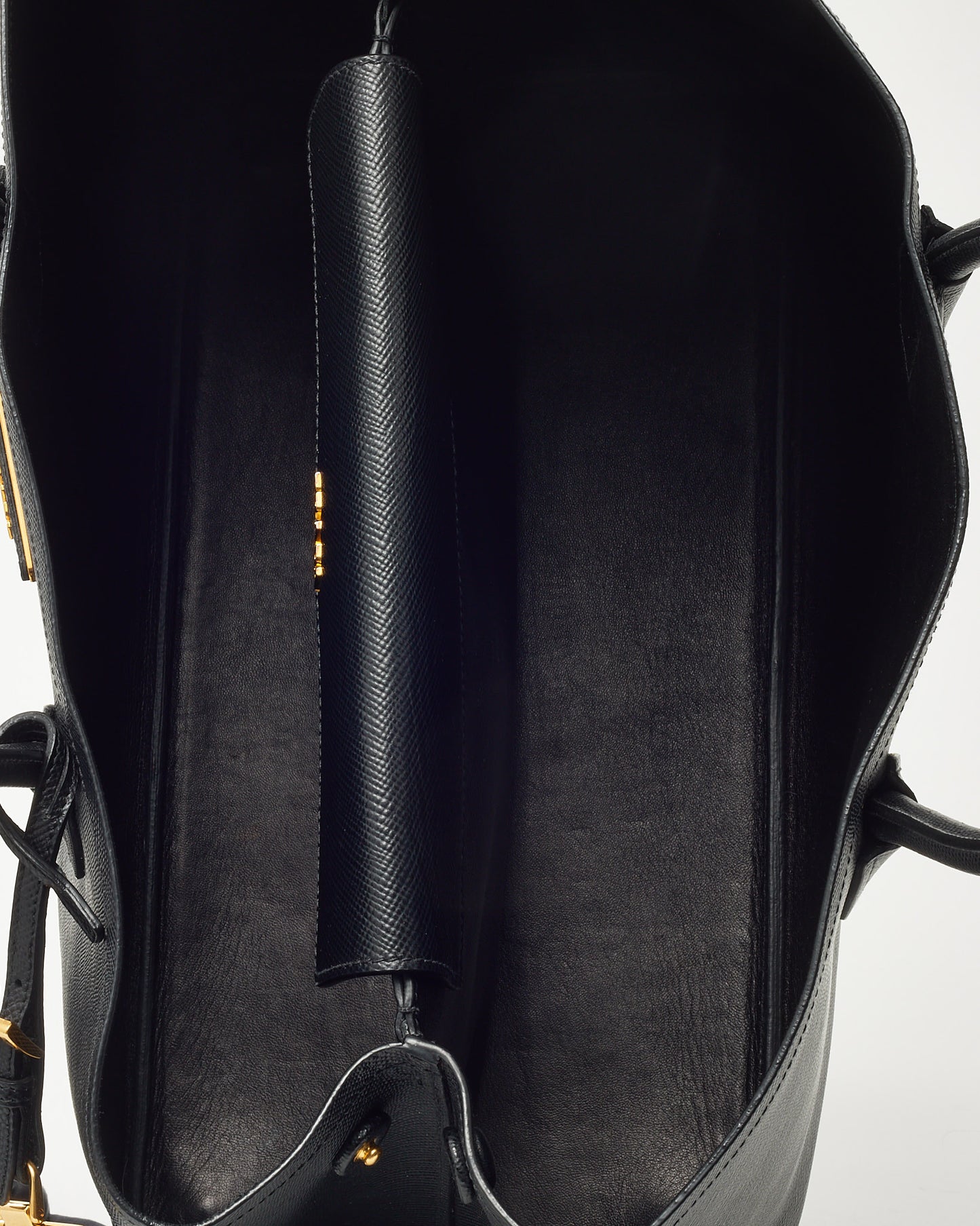 Prada Black Saffiano Leather Large Double Tote Bag