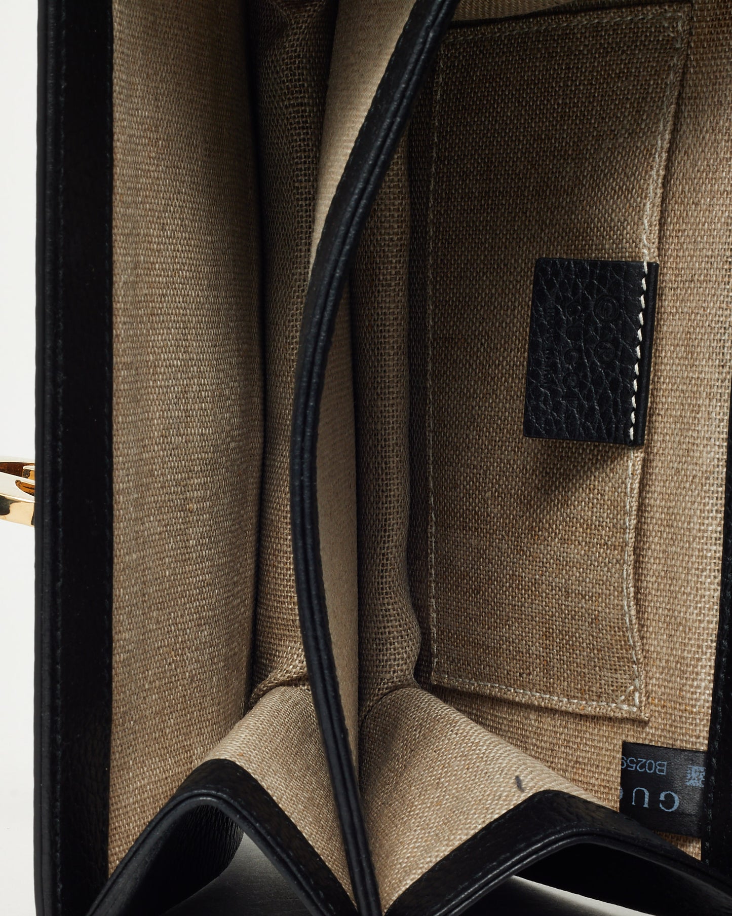 Gucci Black Grained Leather Interlocking G Dollar Flap Square Chain Shoulder Bag SHW