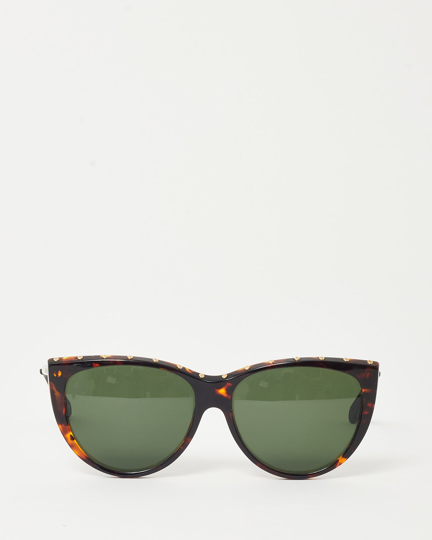 Louis Vuitton Brown Tortoise La Boum Cat Eye Studded Z1147E Sunglasses