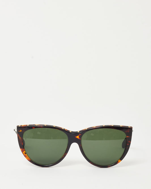 Lunettes de soleil carrées Louis Vuitton Black and Gold LV Shadow Z1843U