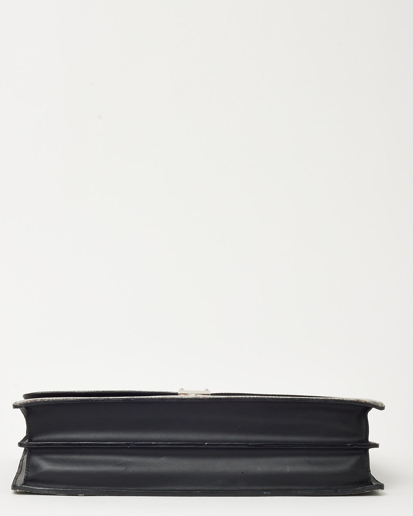 Goyard Black Goyardine Coated Canvas Serviette Large Briefcase