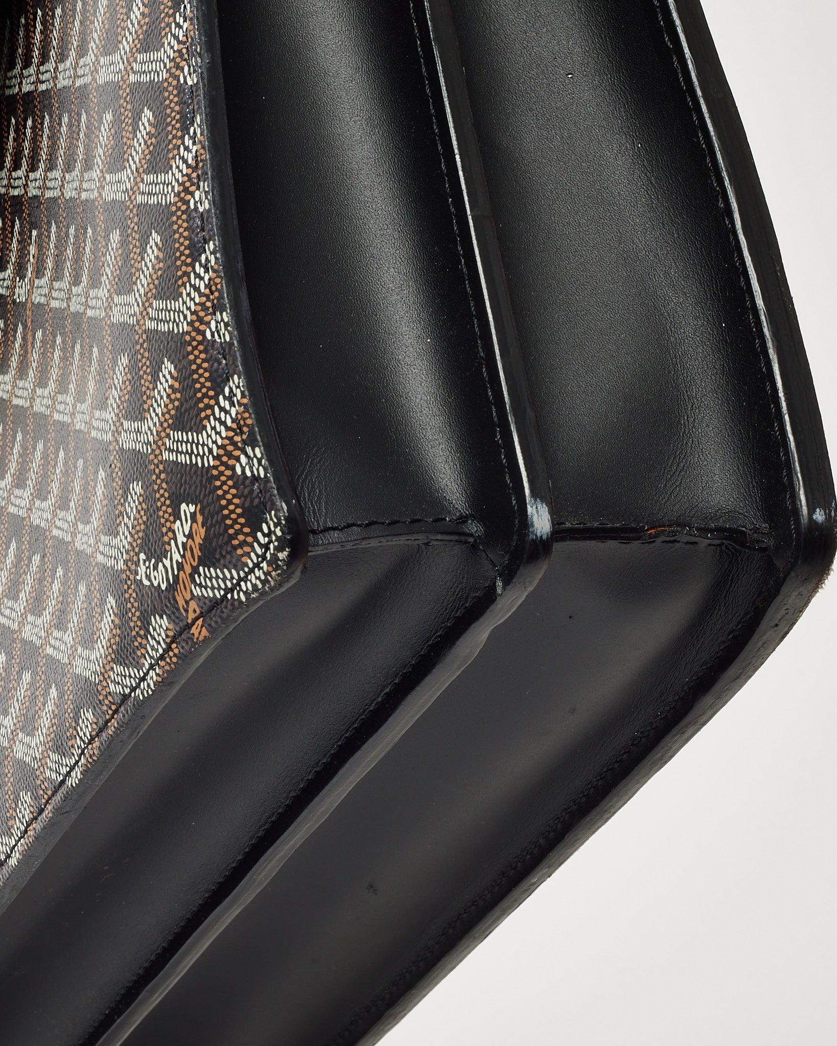 Buy Goyard Black Goyardine Coated Canvas Serviette Large Briefcase