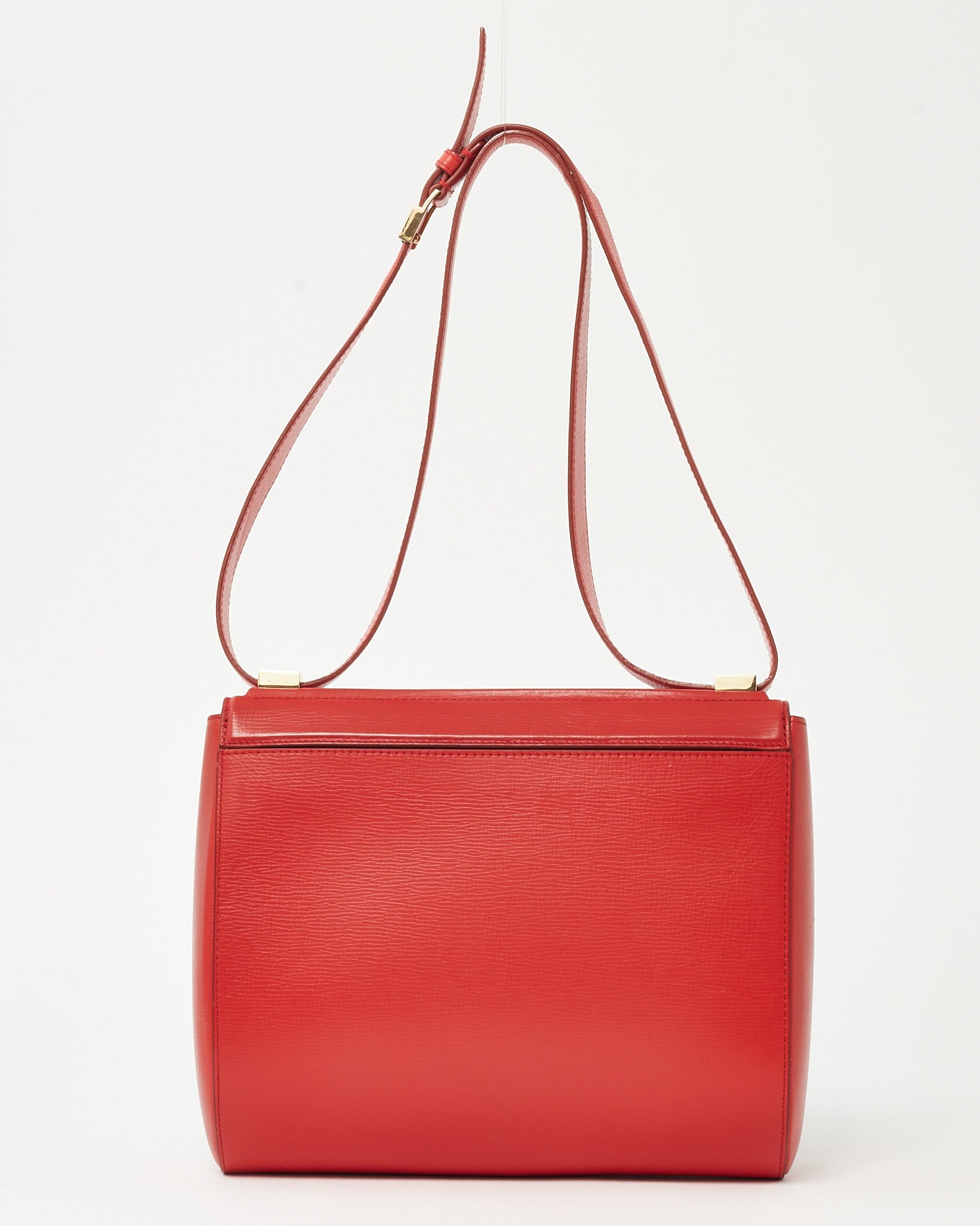 Buy Givenchy Red Grained Leather Medium Pandora Box Crossbody Bag