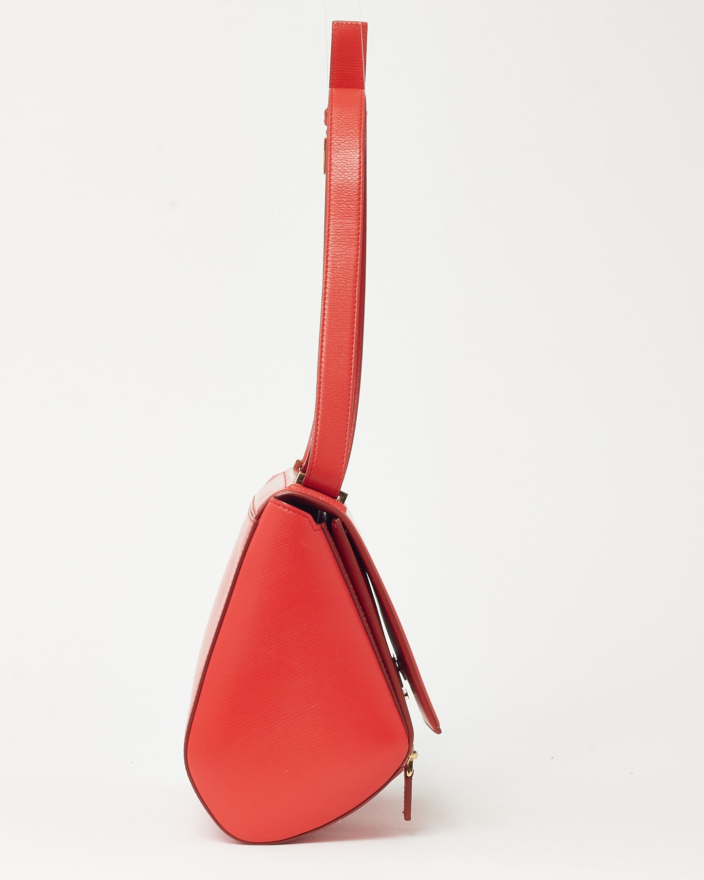 Givenchy Red Grained Leather Medium Pandora Box Crossbody Bag