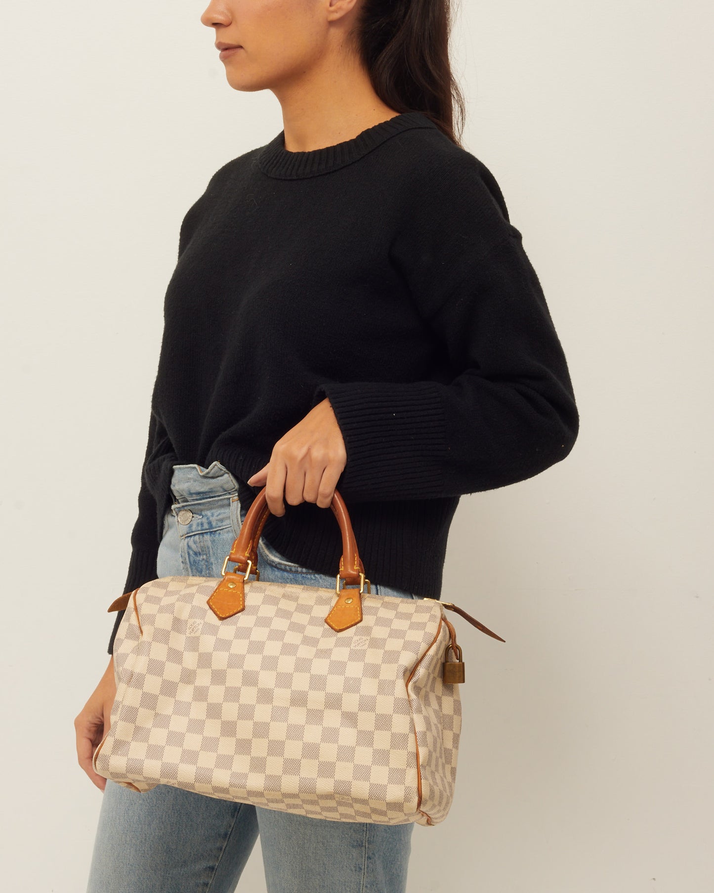 Louis Vuitton Damier Azur Coated Canvas Speedy 30