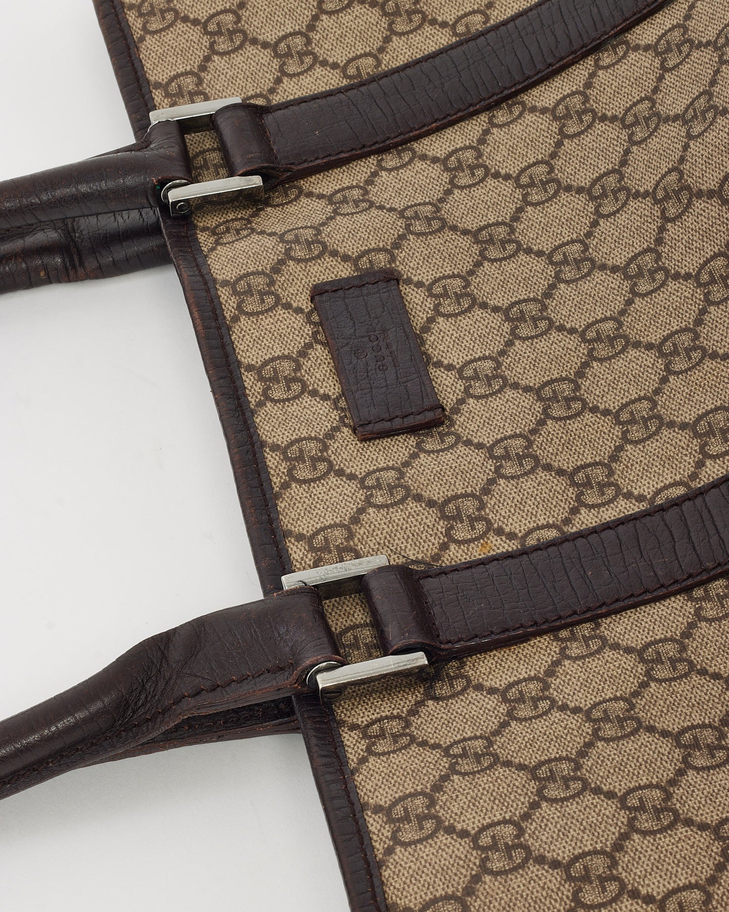 Sac Hobo Gucci Grand Modèle Soho GG en Cuir de Veau Grainé Noir avec Bandoulière