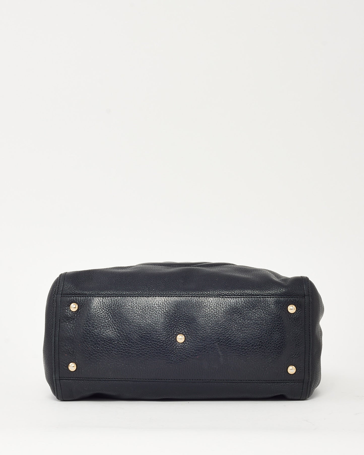 Sac Hobo Gucci Grand Modèle Soho GG en Cuir de Veau Grainé Noir avec Bandoulière