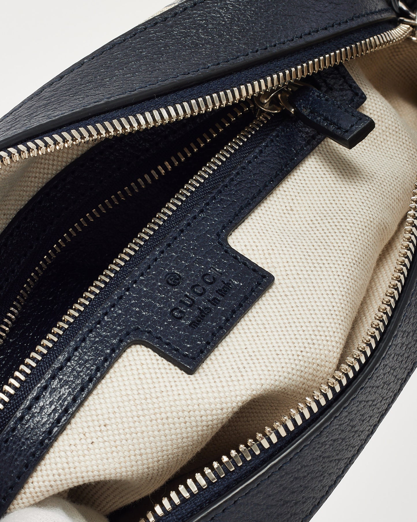 Sac bandoulière Gucci Horsebit 1955 petit modèle en toile monogrammée