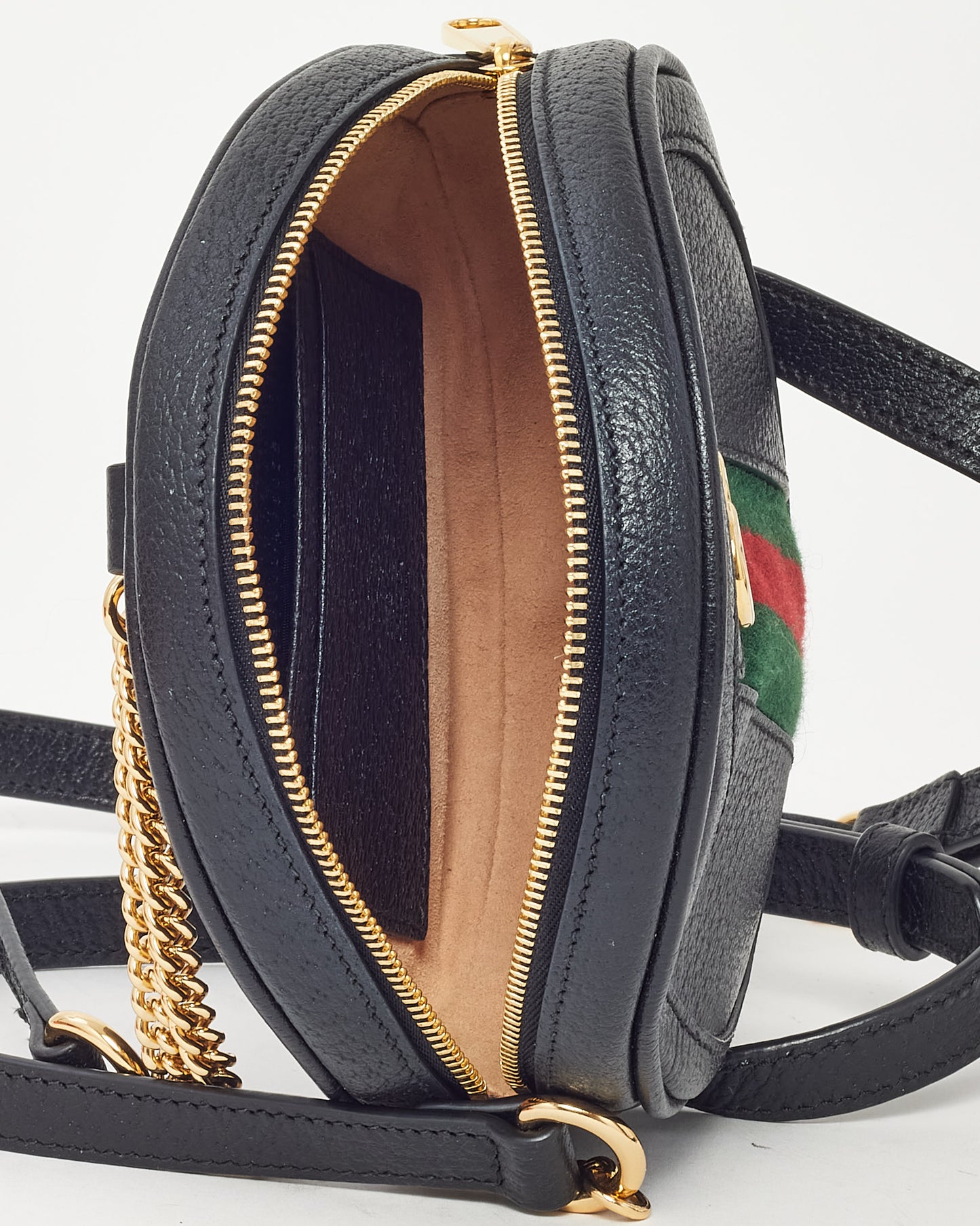 Sac bandoulière Gucci Horsebit 1955 petit modèle en toile monogrammée
