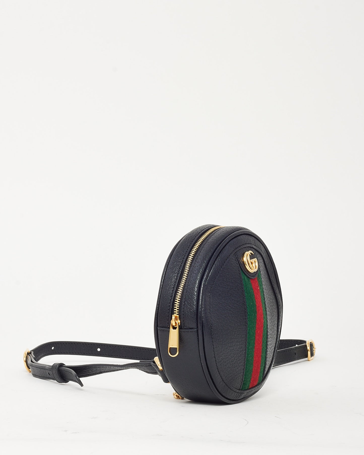 Sac bandoulière Gucci Horsebit 1955 petit modèle en toile monogrammée