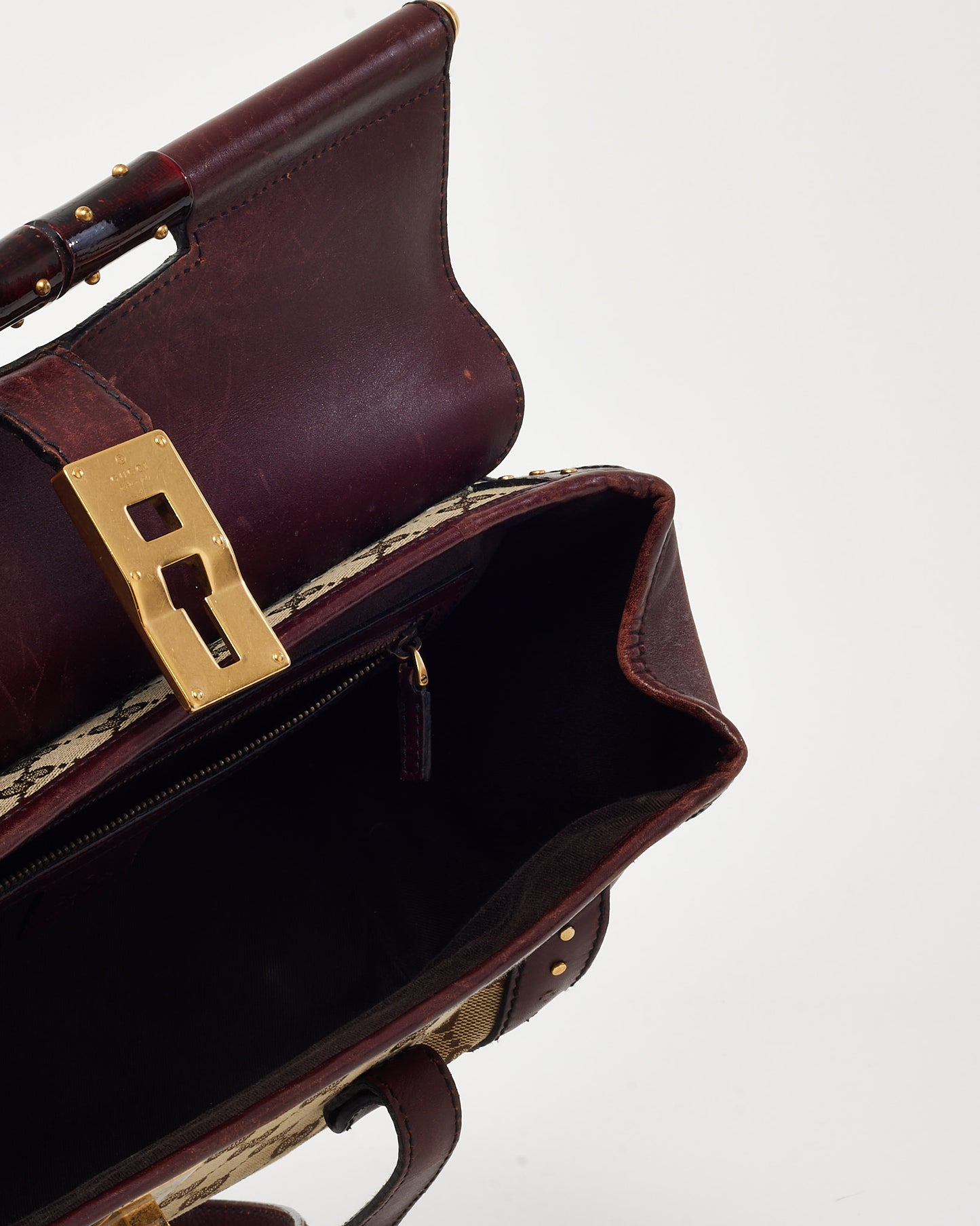 Sac Hobo Gucci Grand Modèle Soho GG en Cuir de Veau Grainé Noir avec Bandoulière