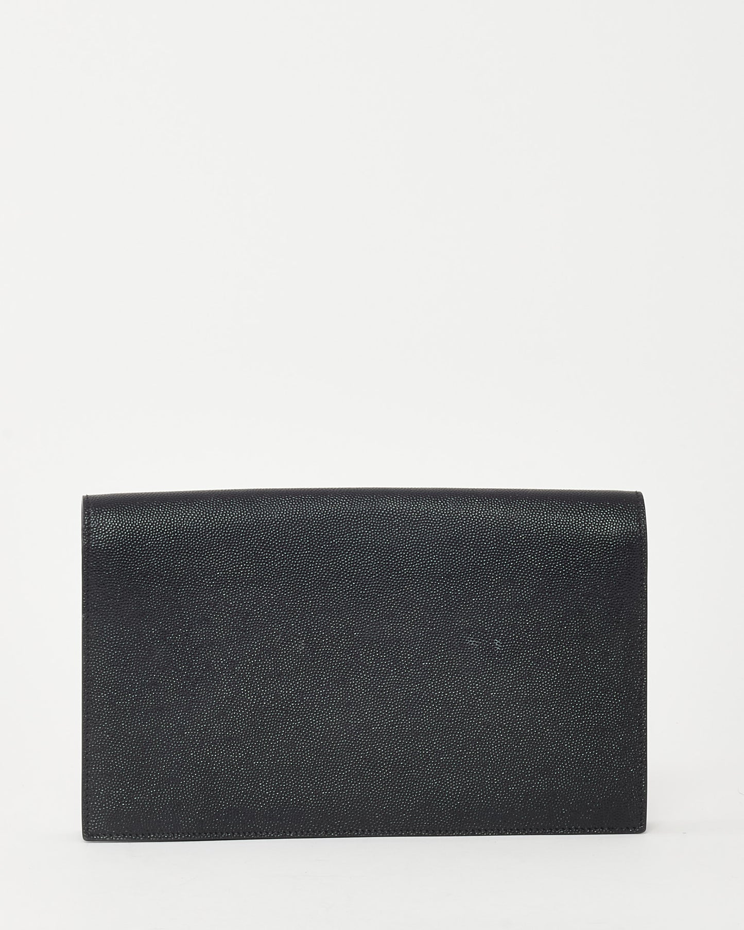 Sac Kate petit modèle en cuir grain de poudre noir avec logo YSL Saint Laurent