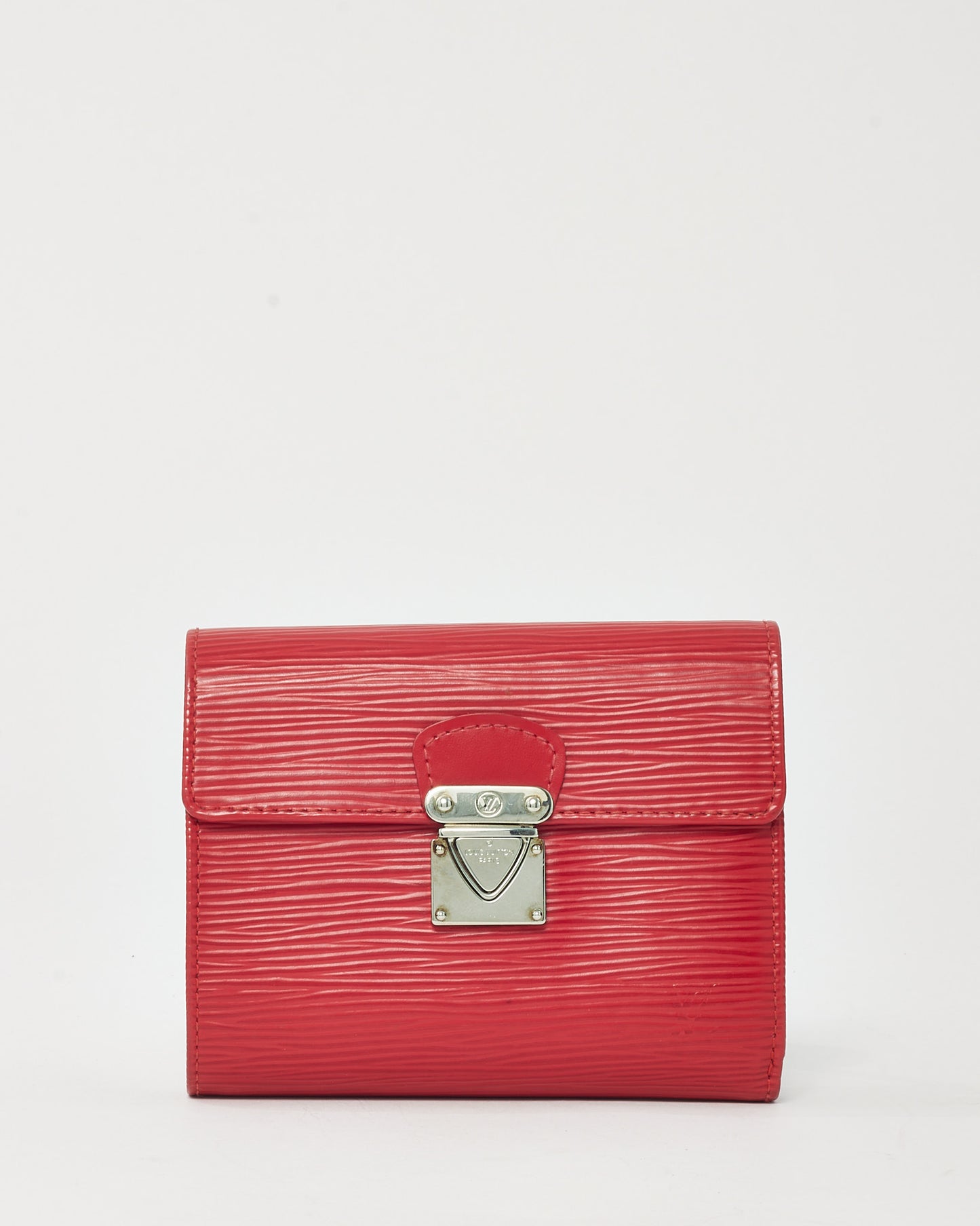 Louis Vuitton Red Epi Leather SHW Compact Koala Wallet